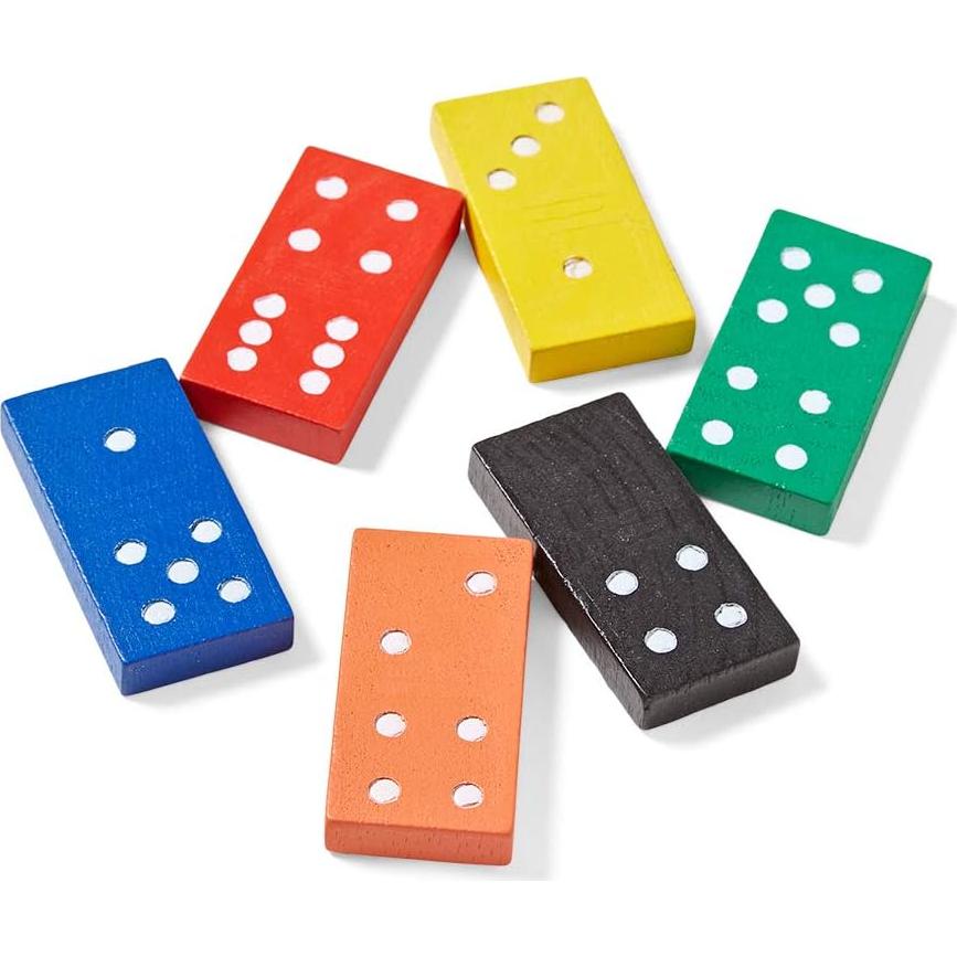 Set de Dominó de Madera Hand2mind - 168 Piezas para Niños