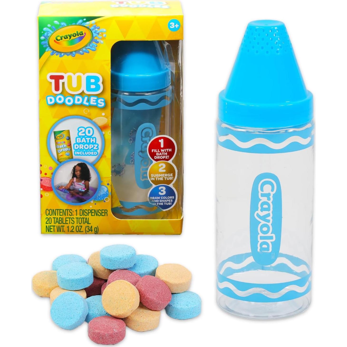 Juguetes de Baño Crayola Tub Doodle + Jabón Espumoso