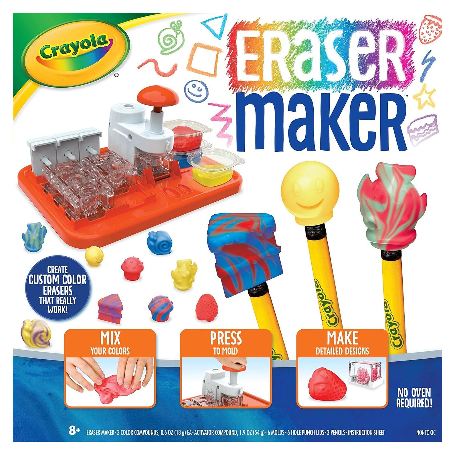 Eraser Maker, DIY Craft Kit, Gift for Kids, 8, 9, 10, 11