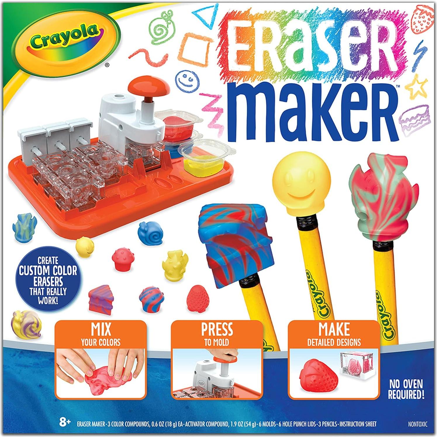 Eraser Maker, DIY Craft Kit, Gift for Kids, 8, 9, 10, 11