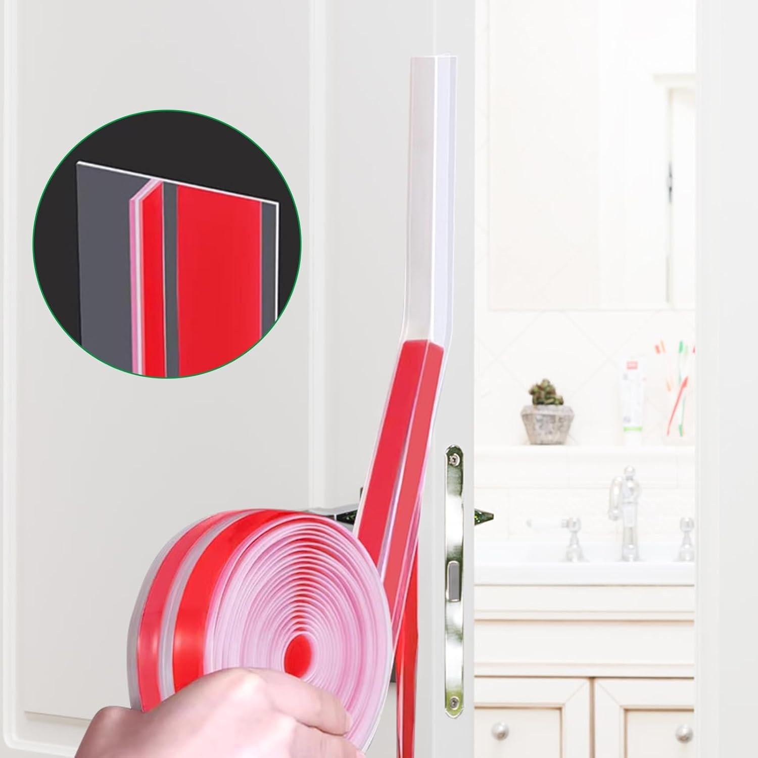 Tapón de Draft Huakaile 300 cm Silicona Transparente Impermeable