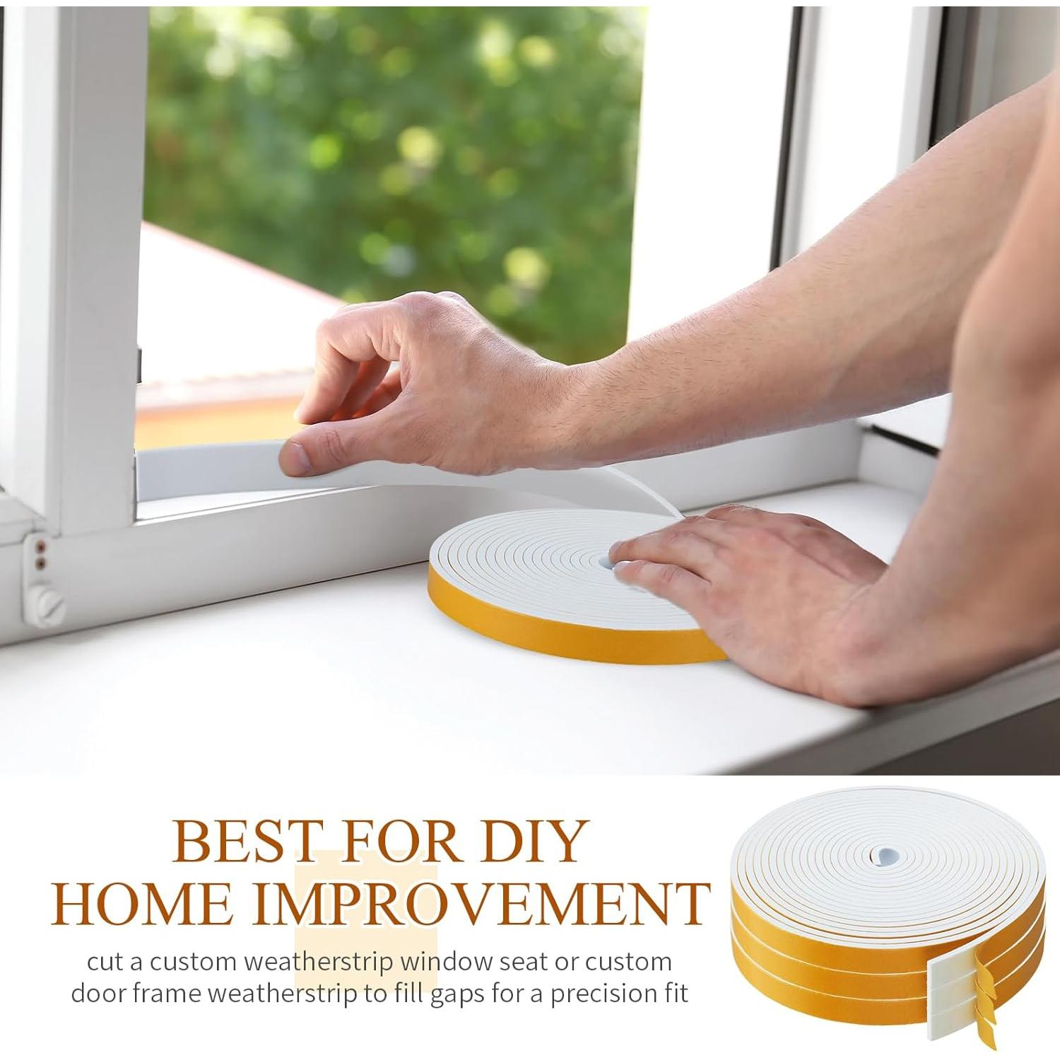 Tira de Sellado Frienda 10.06m Espuma Aislante Blanca