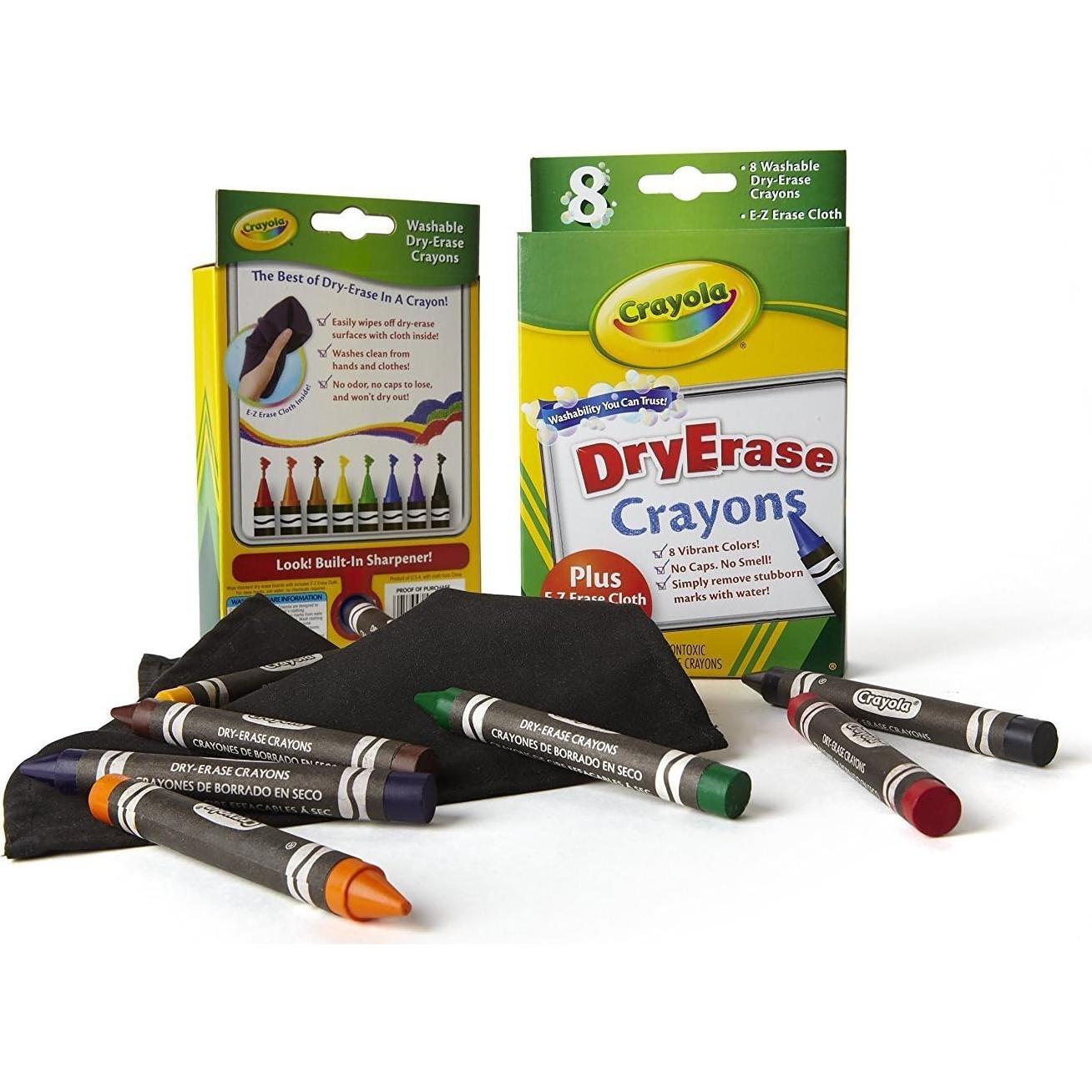 Paquete de 3 Crayones de Borrado en Seco Crayola 24 Colores