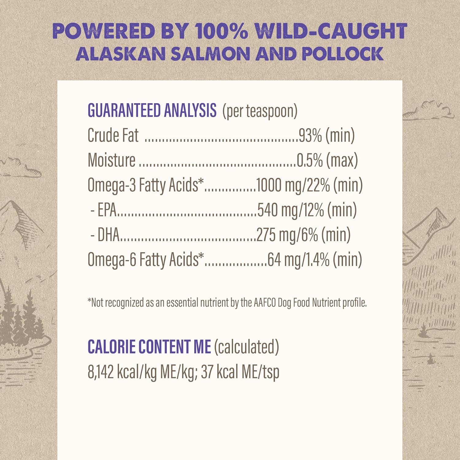 Suplemento Líquido Omega-3 Grizzly para Perros y Gatos 473 ml