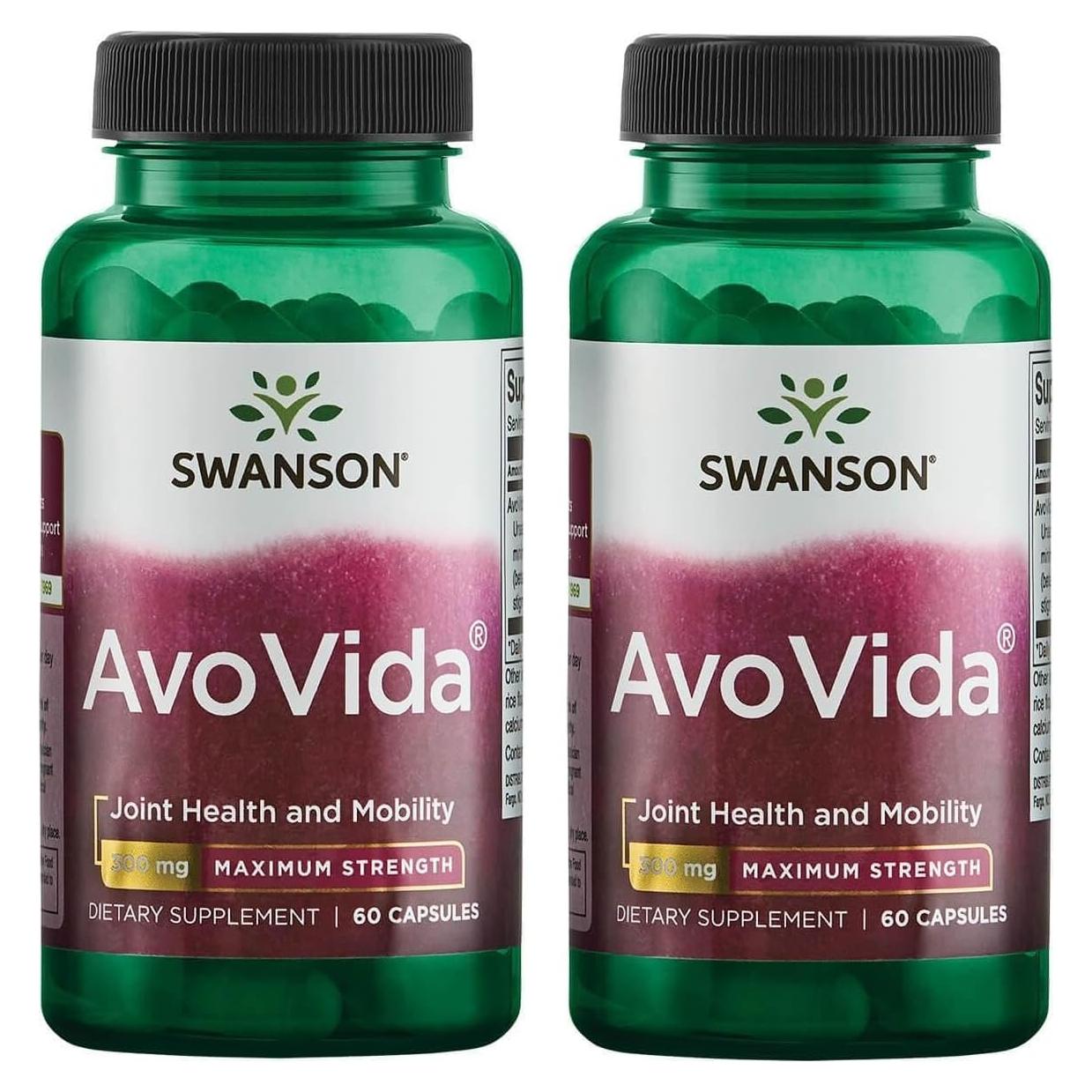 Suplemento Articulaciones Swanson AvoVida 60 Cápsulas 300mg