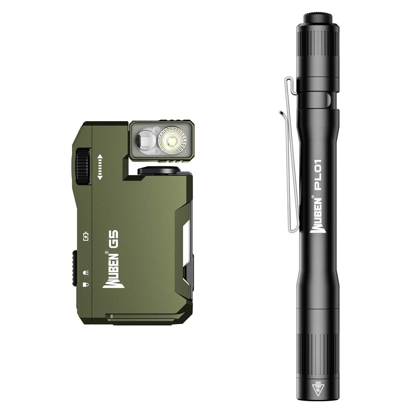 Linterna EDC Recargable WUBEN G5 650 Lúmenes LED RGB