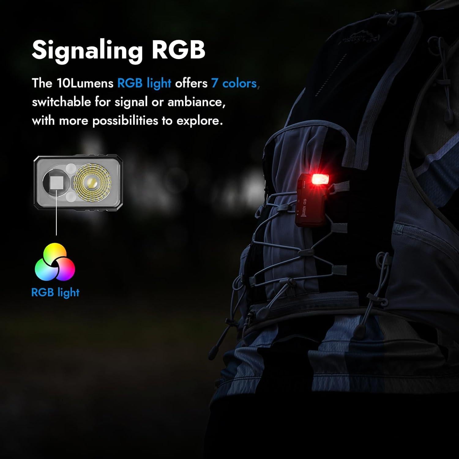 Linterna EDC Recargable WUBEN G5 650 Lúmenes LED RGB