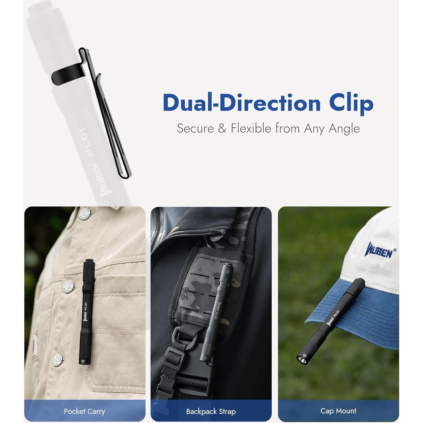 Linterna EDC Recargable WUBEN G5 650 Lúmenes LED RGB