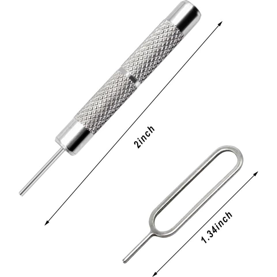 4 Herramientas de Extracción de Tarjeta SIM AYWFEY Plata