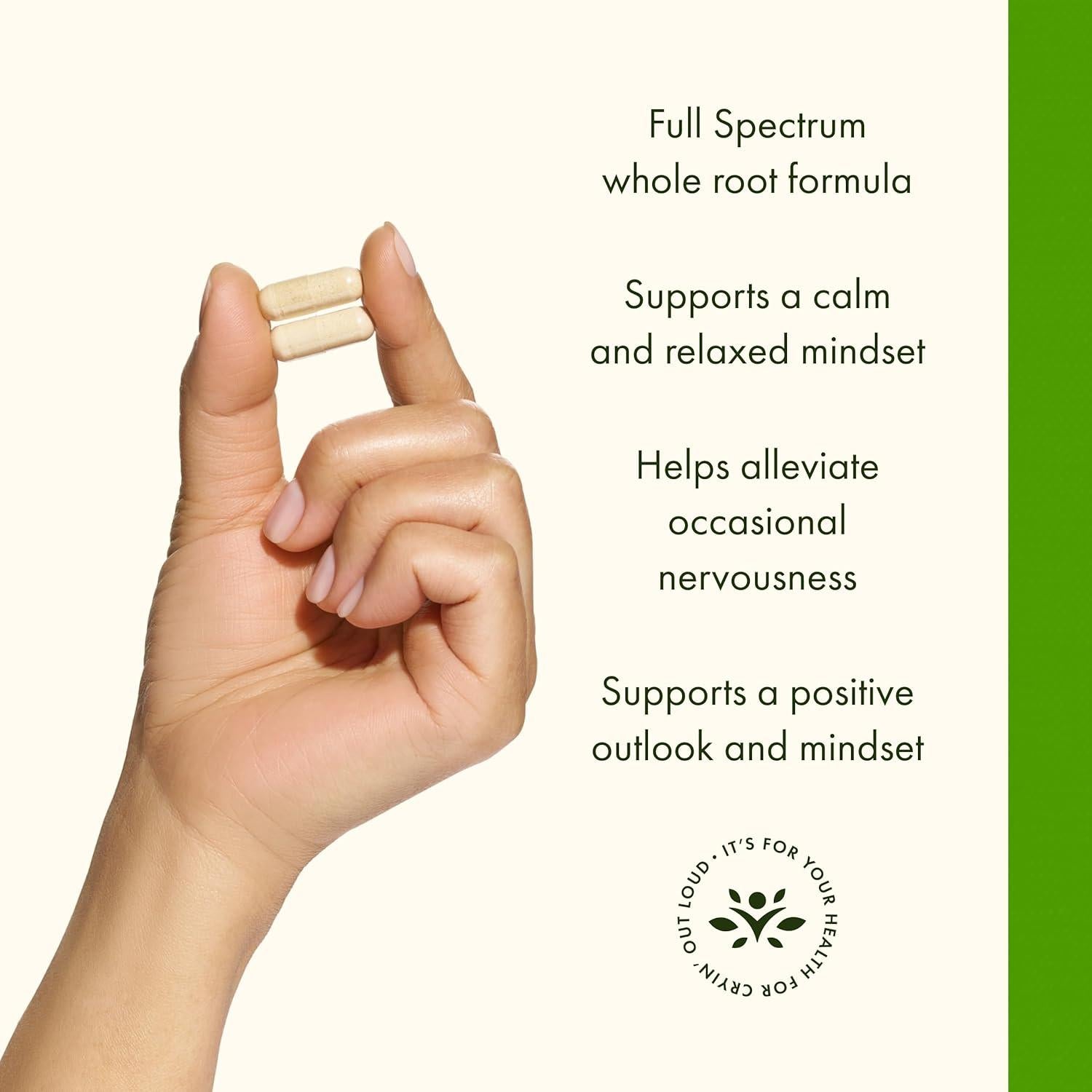 Suplemento de Ashwagandha Swanson 100 cápsulas 450mg