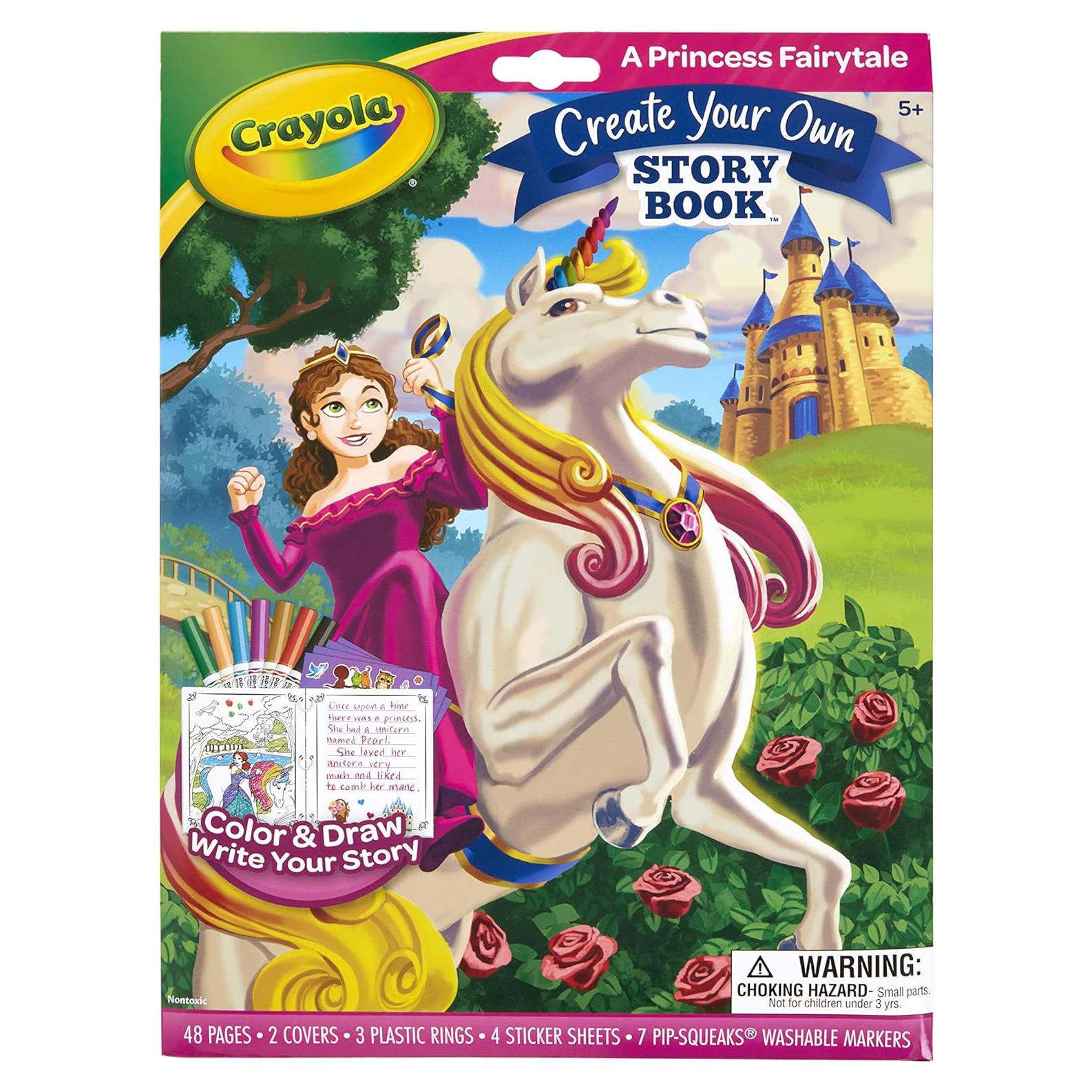 Kit de Creación de Libros Crayola Cuento de Hadas 48 Páginas