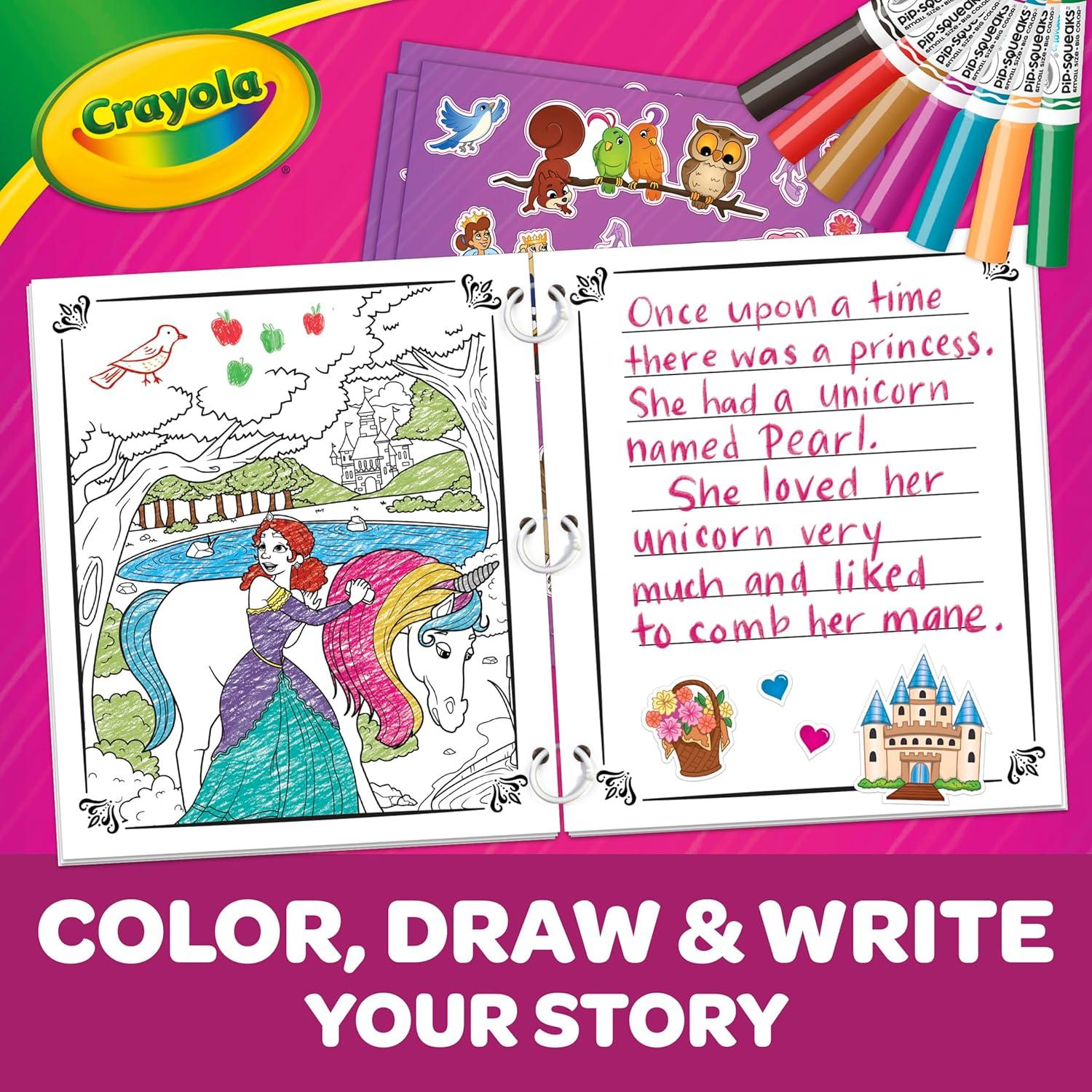 Kit de Creación de Libros Crayola Cuento de Hadas 48 Páginas