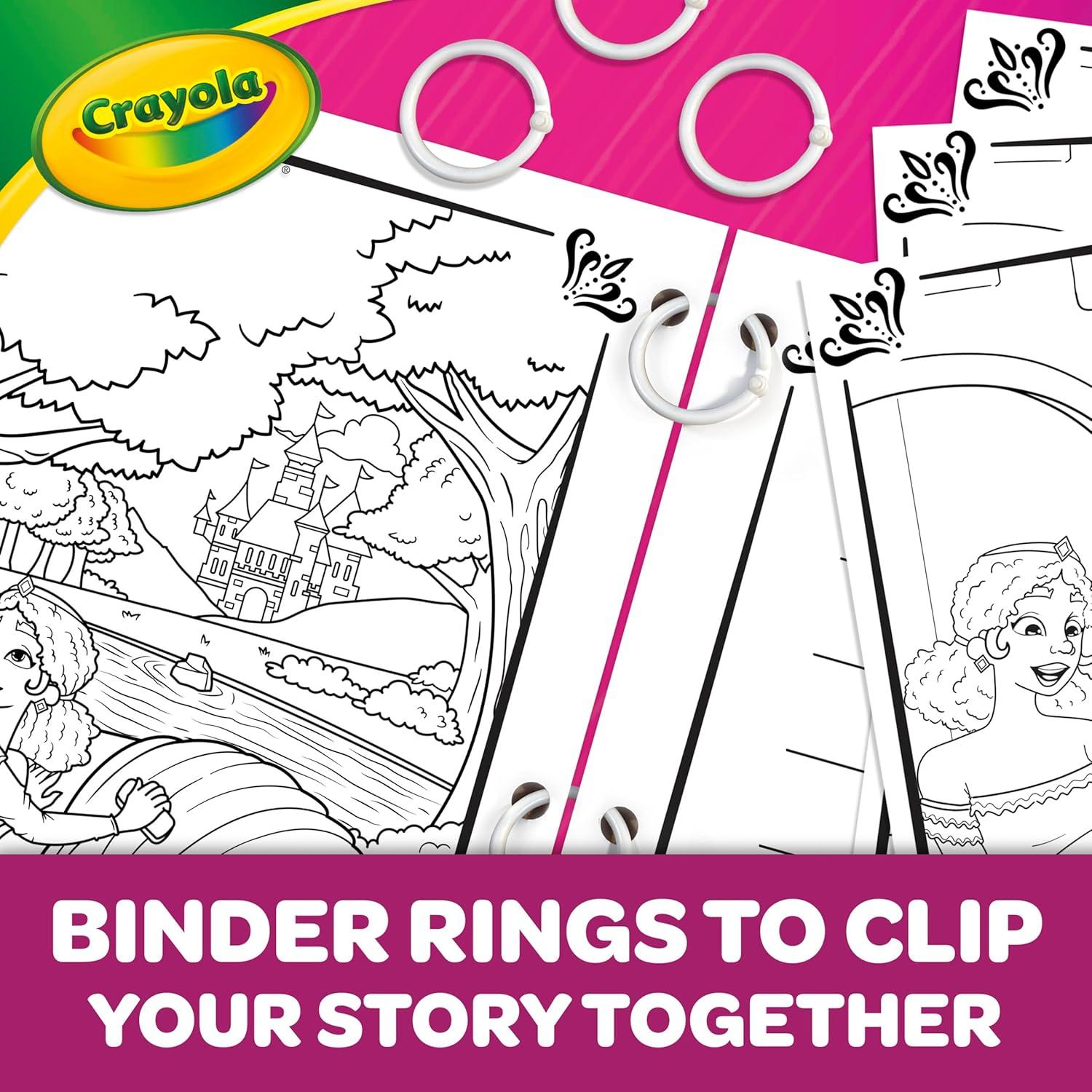 Kit de Creación de Libros Crayola Cuento de Hadas 48 Páginas