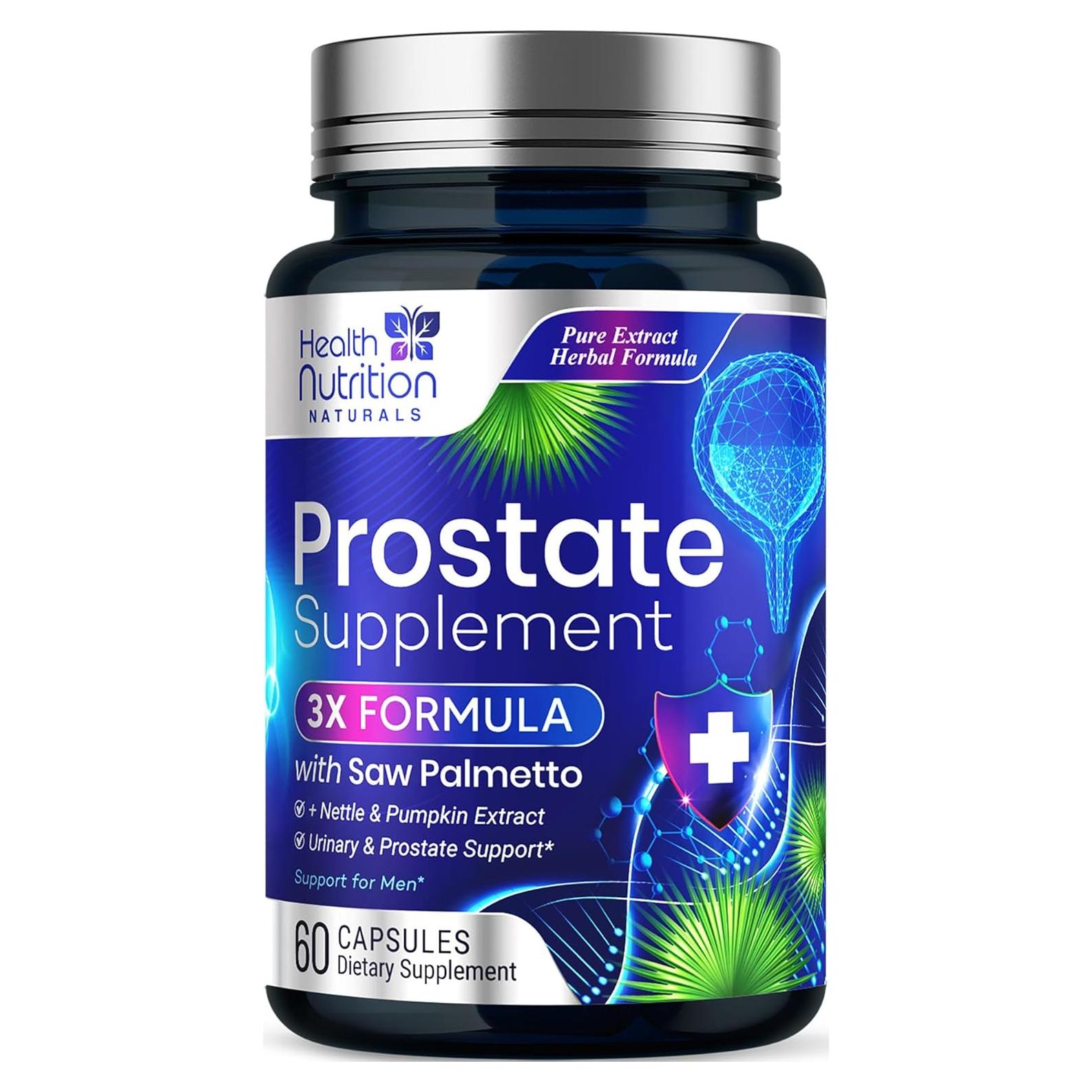 Suplemento Prostático Vegano Health Nutrition 1000mg - 60 Cápsulas