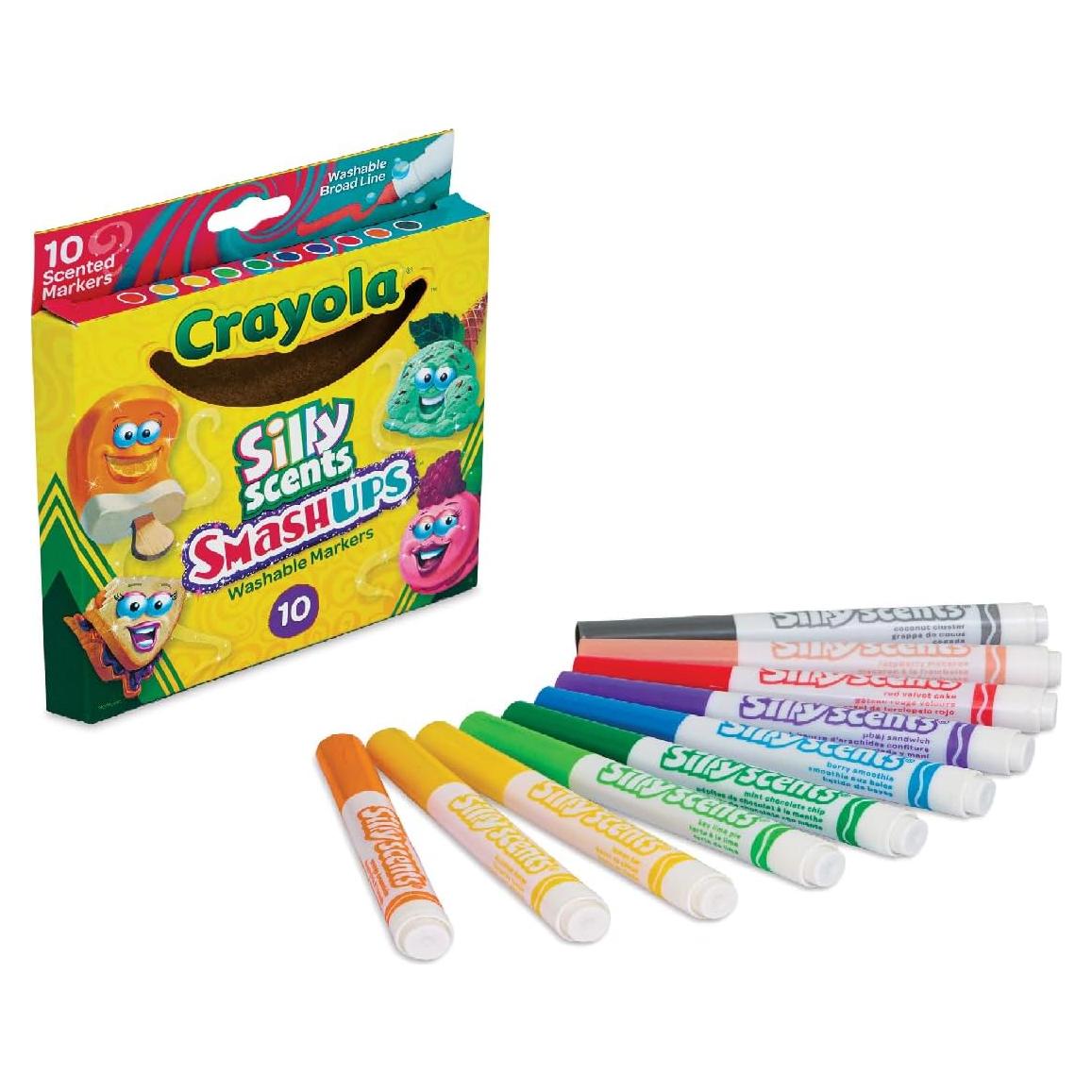 Marcadores Lavables Aromáticos Crayola Silly Scents 10 Colores