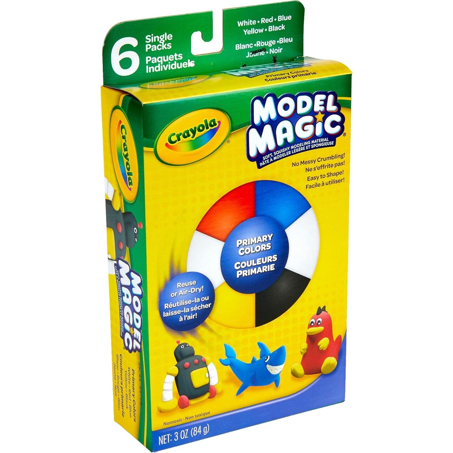 Crayola Model Magic 6 Paquetes 14g Colores Primarios