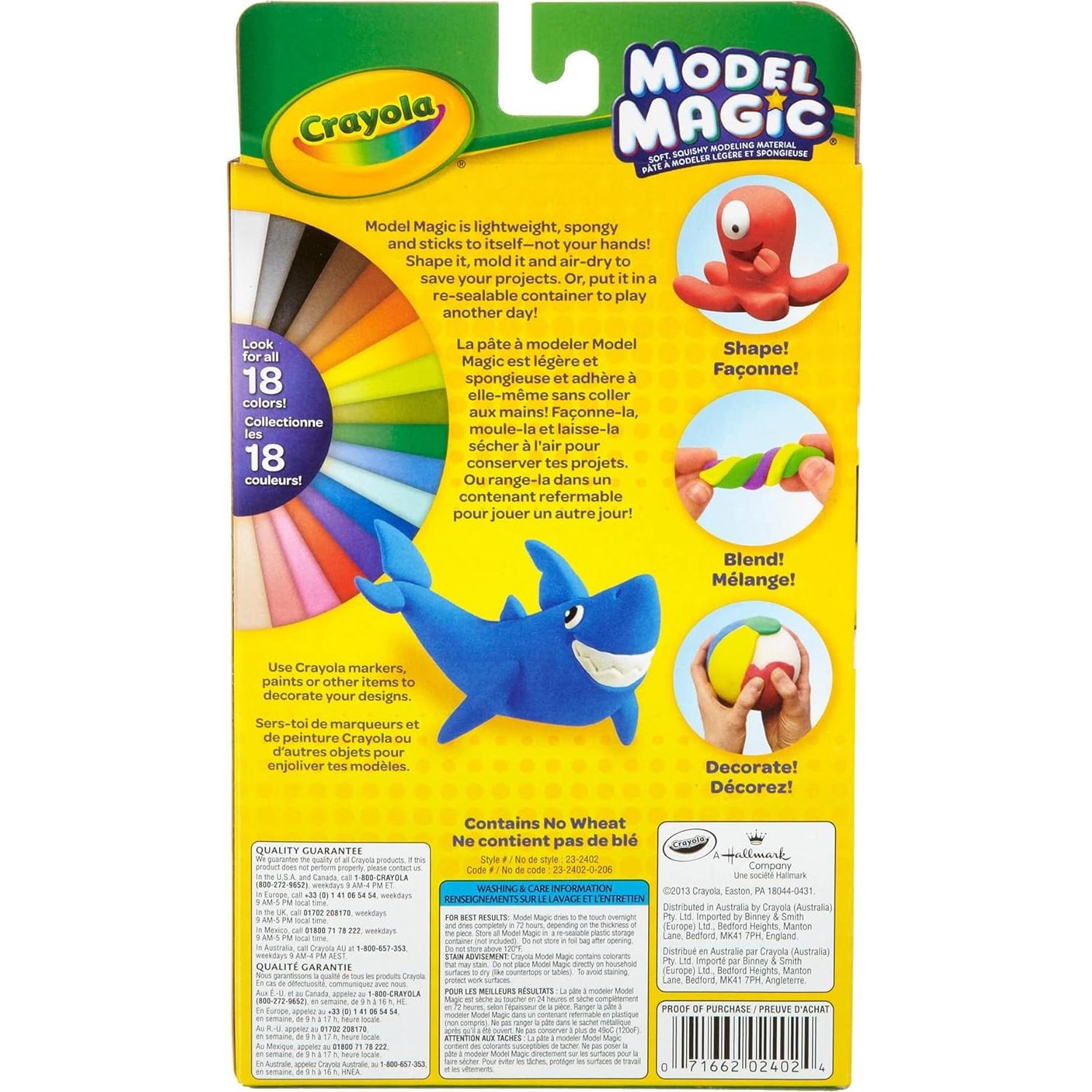 Crayola Model Magic 6 Paquetes 14g Colores Primarios