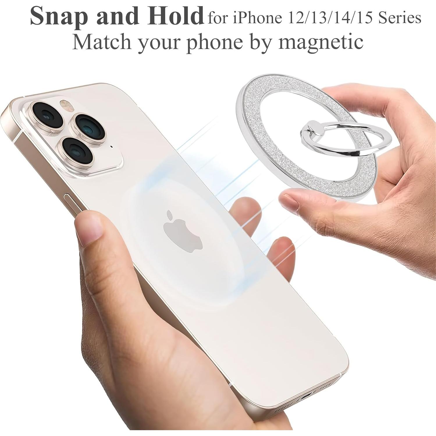 Soporte Magnético LIZIMANDU para Teléfono MagSafe Plata