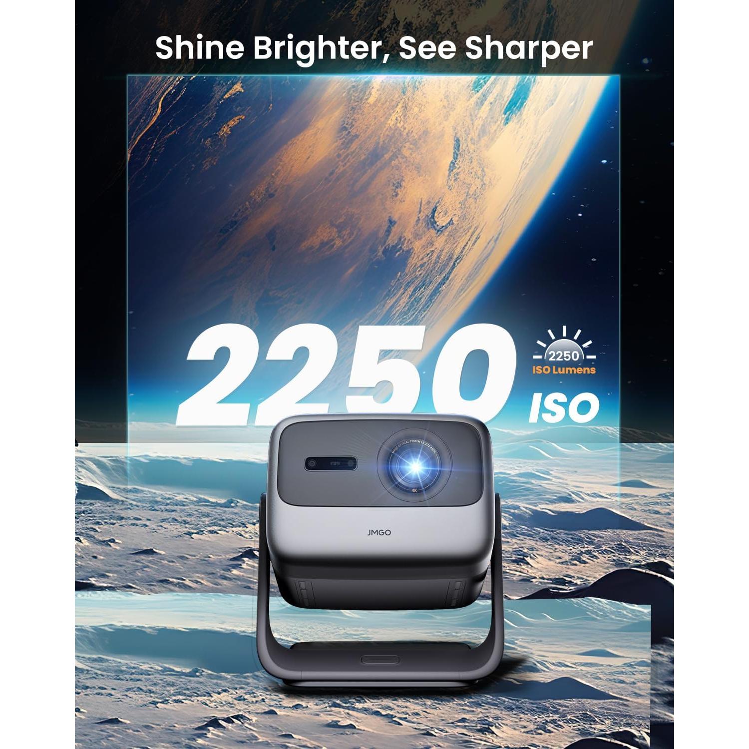 Proyector Láser 4K JMGO N1S Pro 2250 lúmenes WiFi Bluetooth