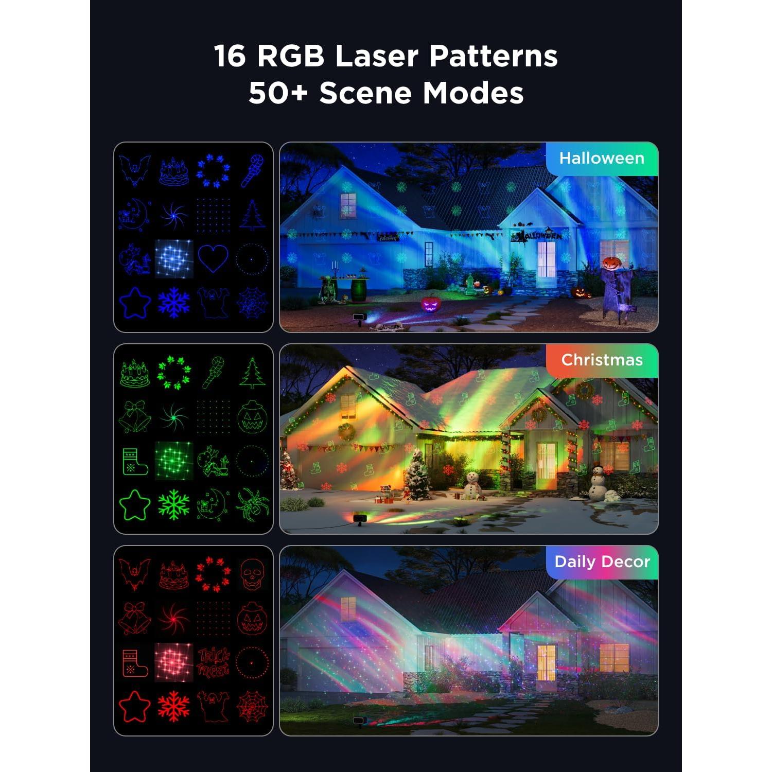 Proyector de Luz Govee H7070 RGBW para Exterior e Interior