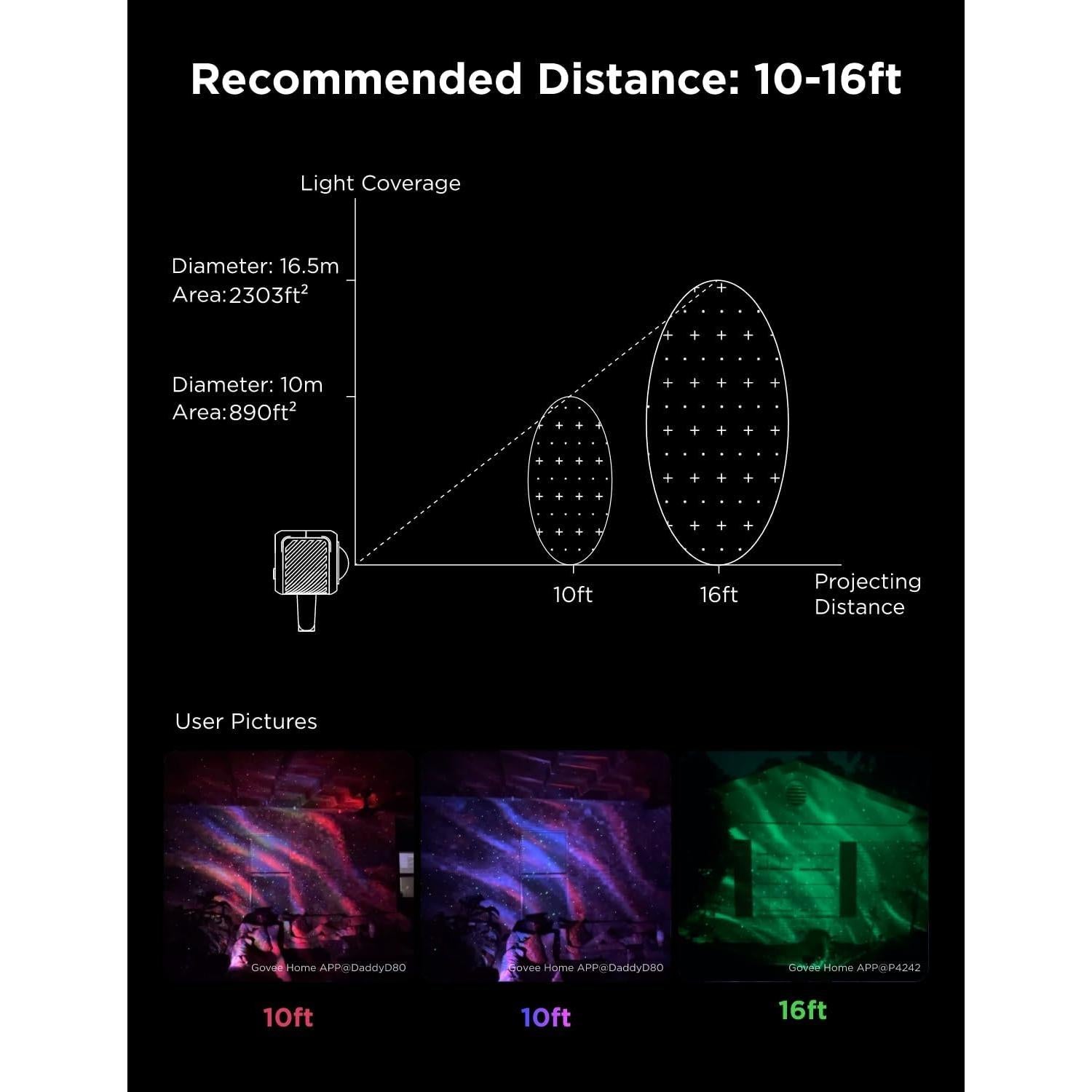 Proyector de Luz Govee H7070 RGBW para Exterior e Interior