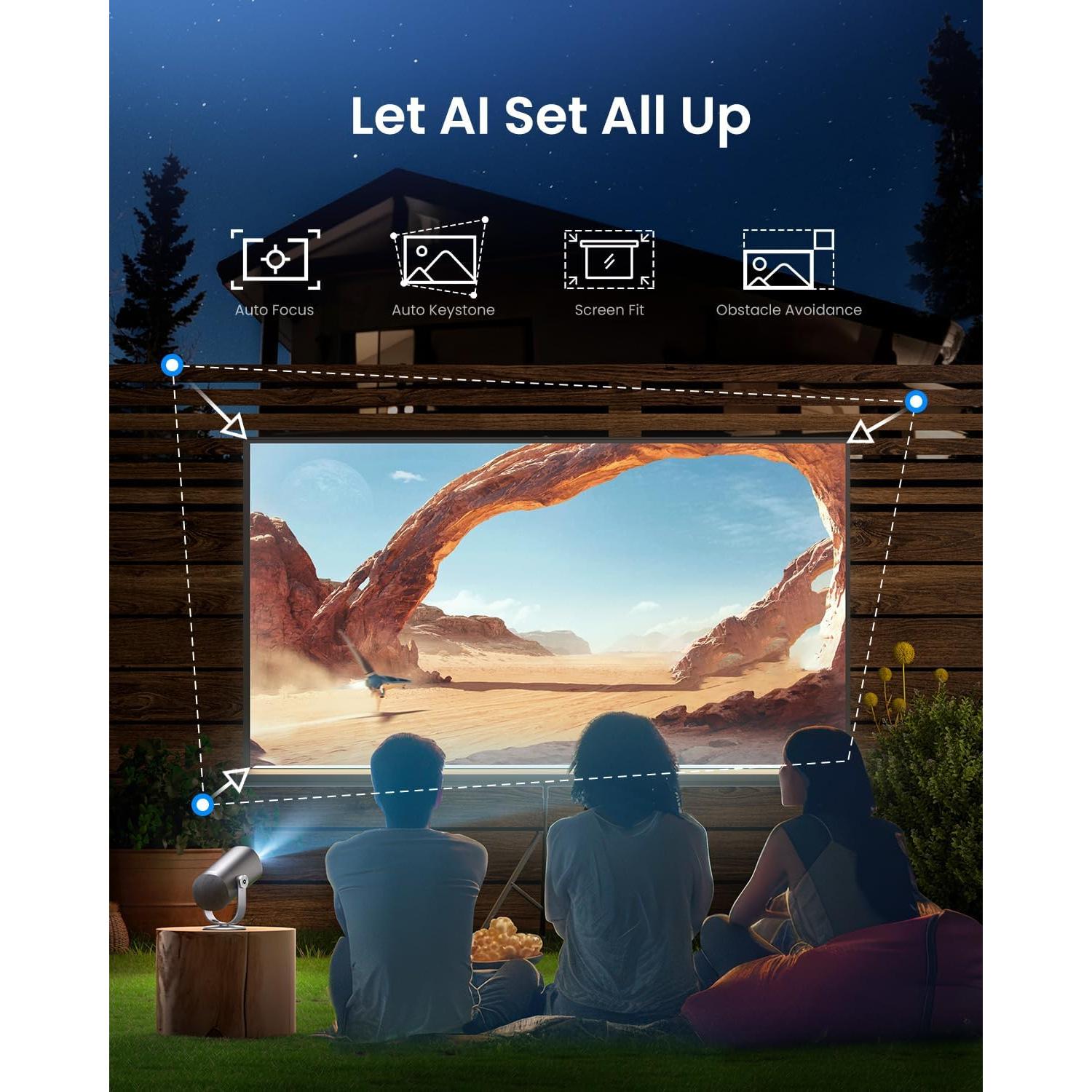 Proyector Portátil Dangbei DBOD03 1080P Wifi Bluetooth 450 Lúmenes