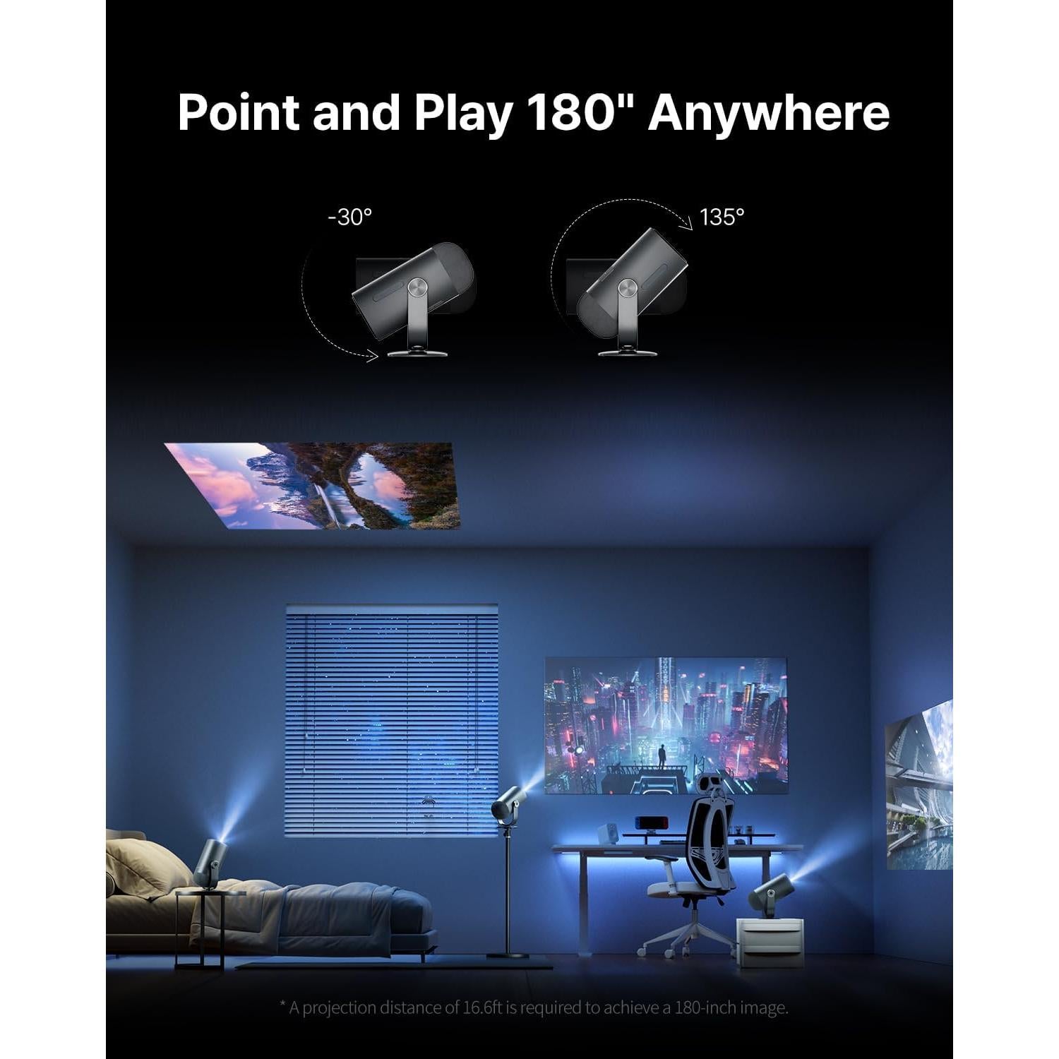 Proyector Portátil Dangbei DBOD03 1080P Wifi Bluetooth 450 Lúmenes