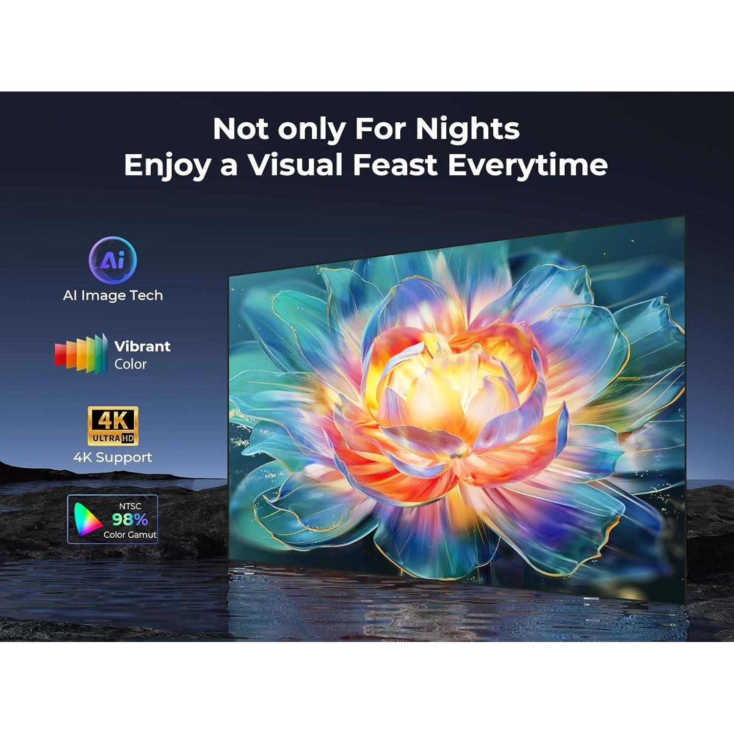 Proyector 4K GooDee YG600-Movin con WIFI 5G y Bluetooth