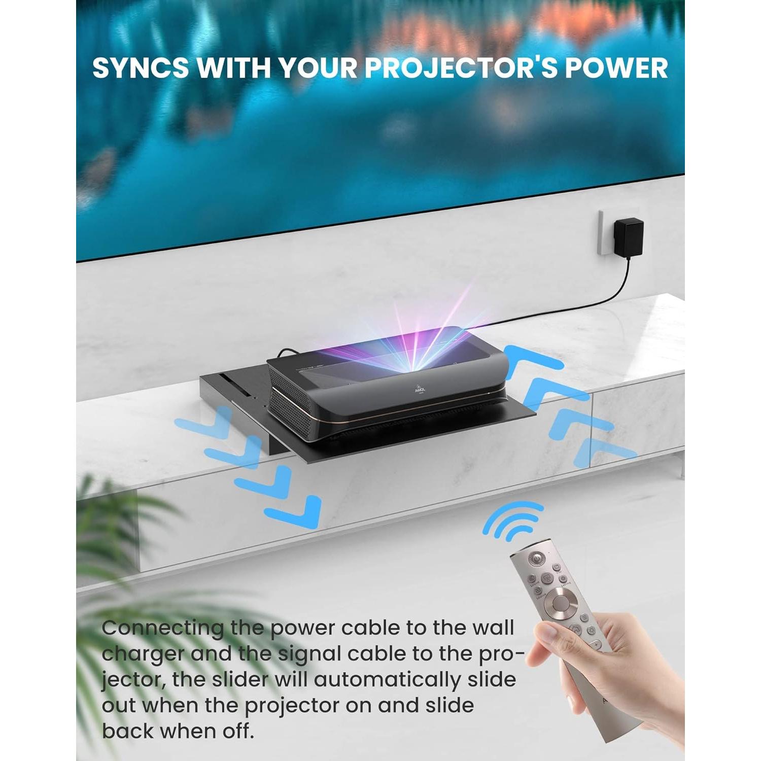 Bandeja deslizante motorizada AWOL VISION IC-A150 para proyector UST