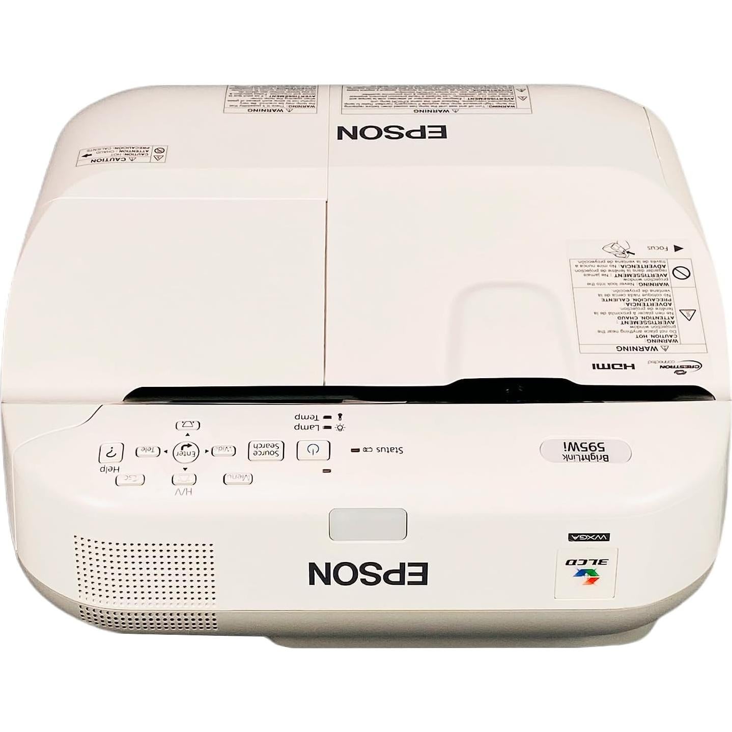 Proyector Interactivo Epson BrightLink 595Wi 3300 ANSI 3LCD