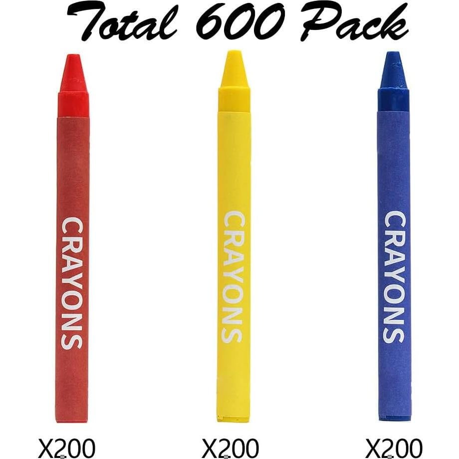 Crayones Madisi 600 unidades en 200 paquetes a granel