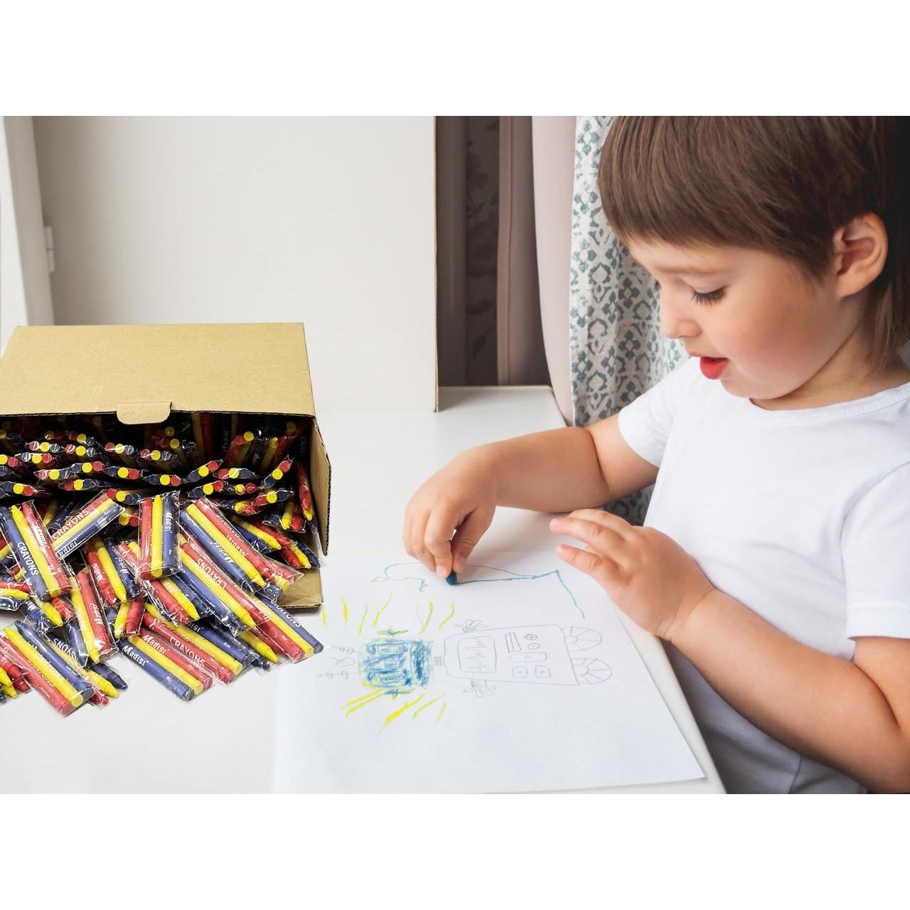Crayones Madisi 600 unidades en 200 paquetes a granel