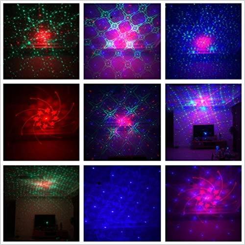 Mini Proyector de Gobos RGB Sharelife DP4 - USB Recargable