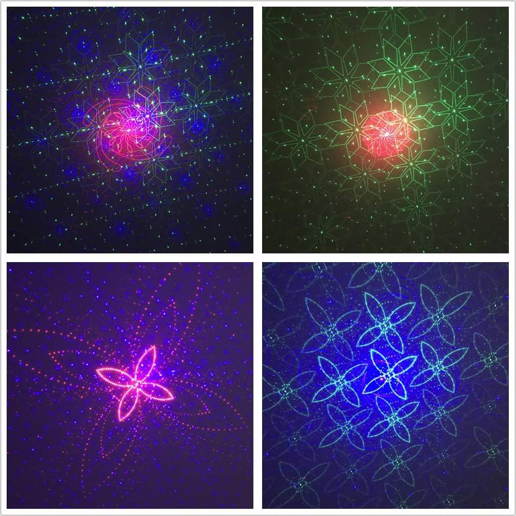 Mini Proyector de Gobos RGB Sharelife DP4 - USB Recargable