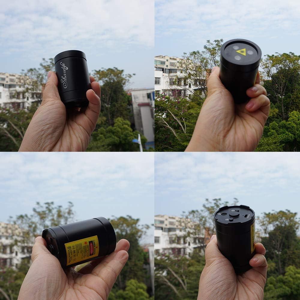 Mini Proyector de Gobos RGB Sharelife DP4 - USB Recargable