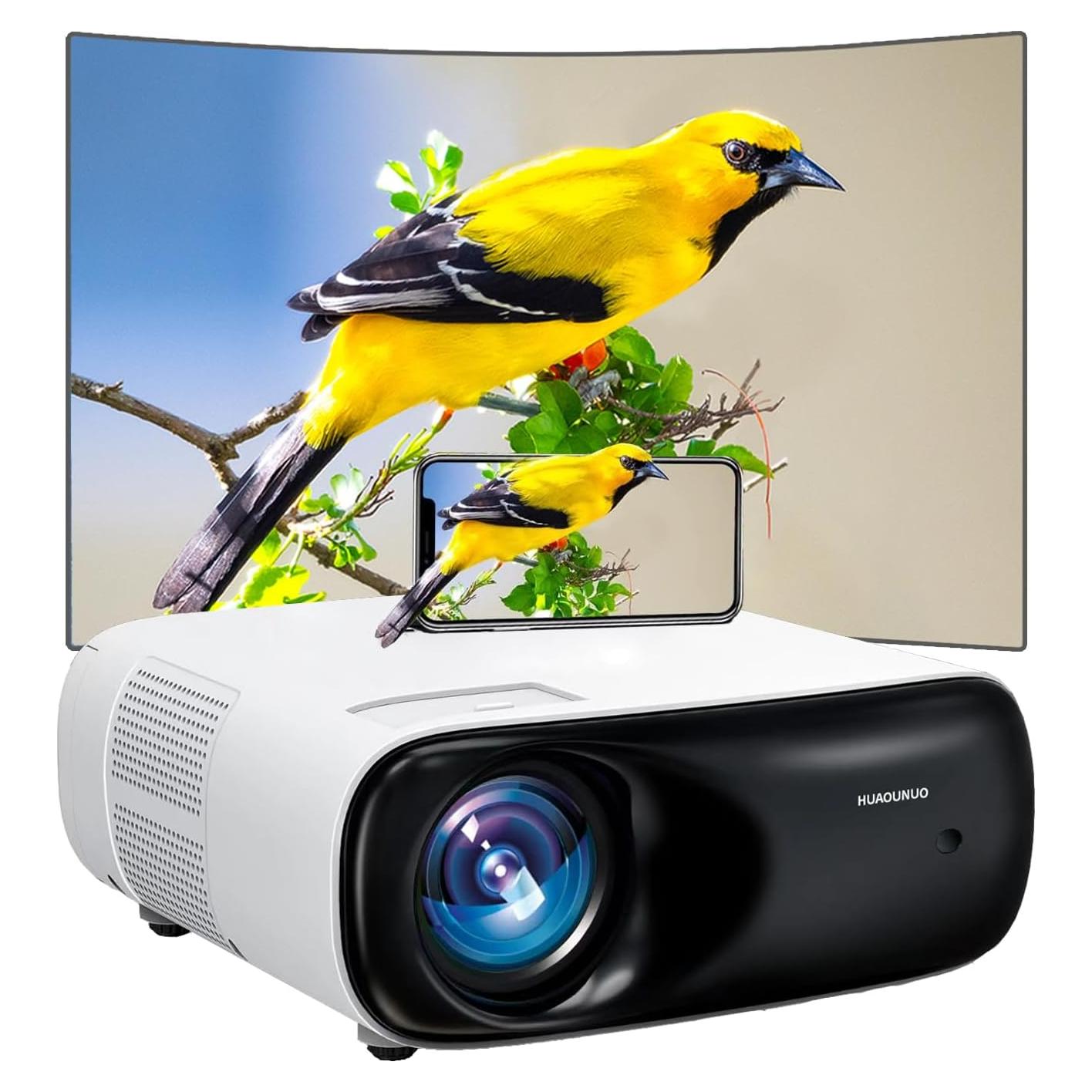 Proyector 4K ABoolon P6 Nativo 1080P WiFi 5G Bluetooth 10W