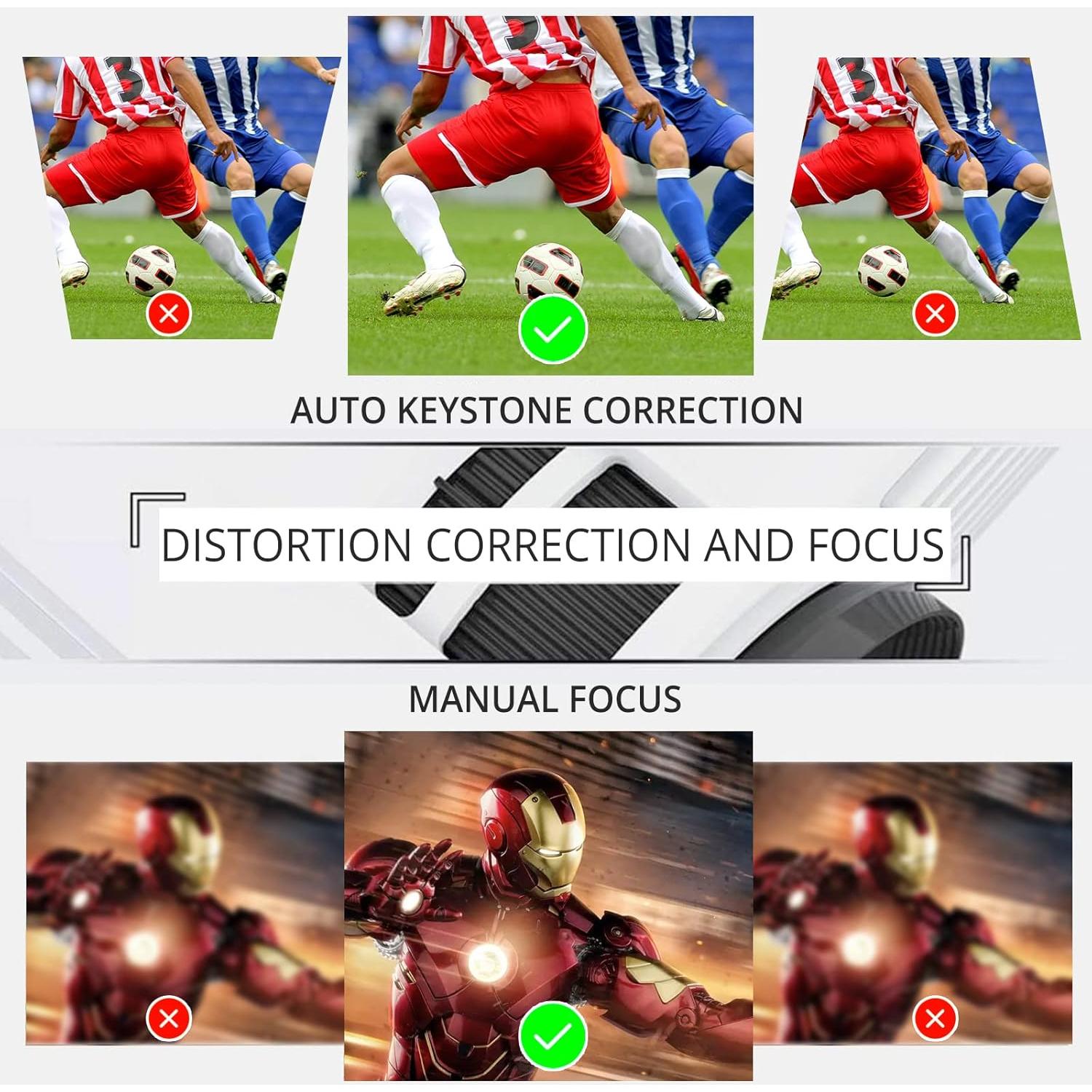 Proyector Mini AKASO WT50 1080P DLP Portátil WiFi Bluetooth