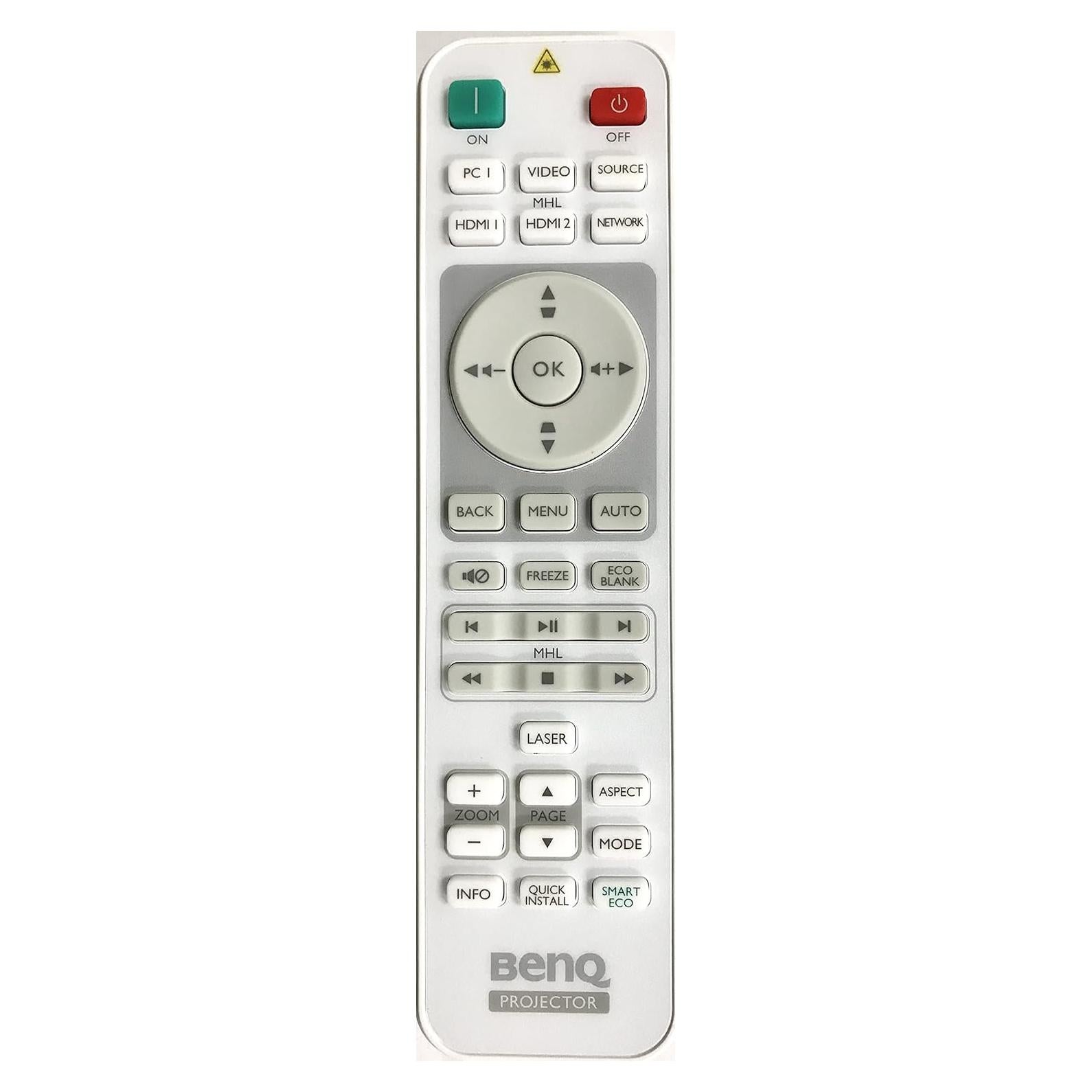 Control Remoto Reemplazo USARMT para Proyector BenQ con Teclado Láser