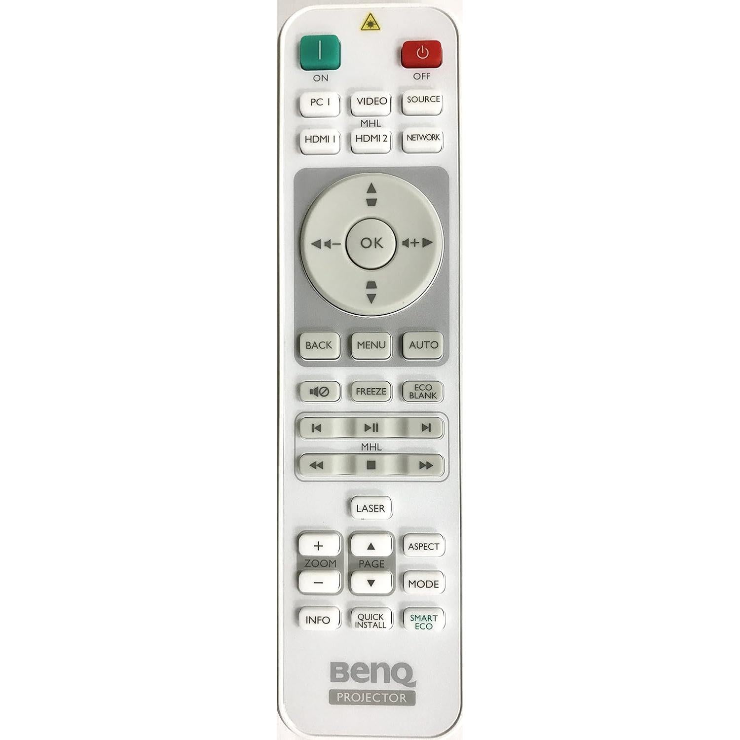 Control Remoto Reemplazo USARMT para Proyector BenQ con Teclado Láser