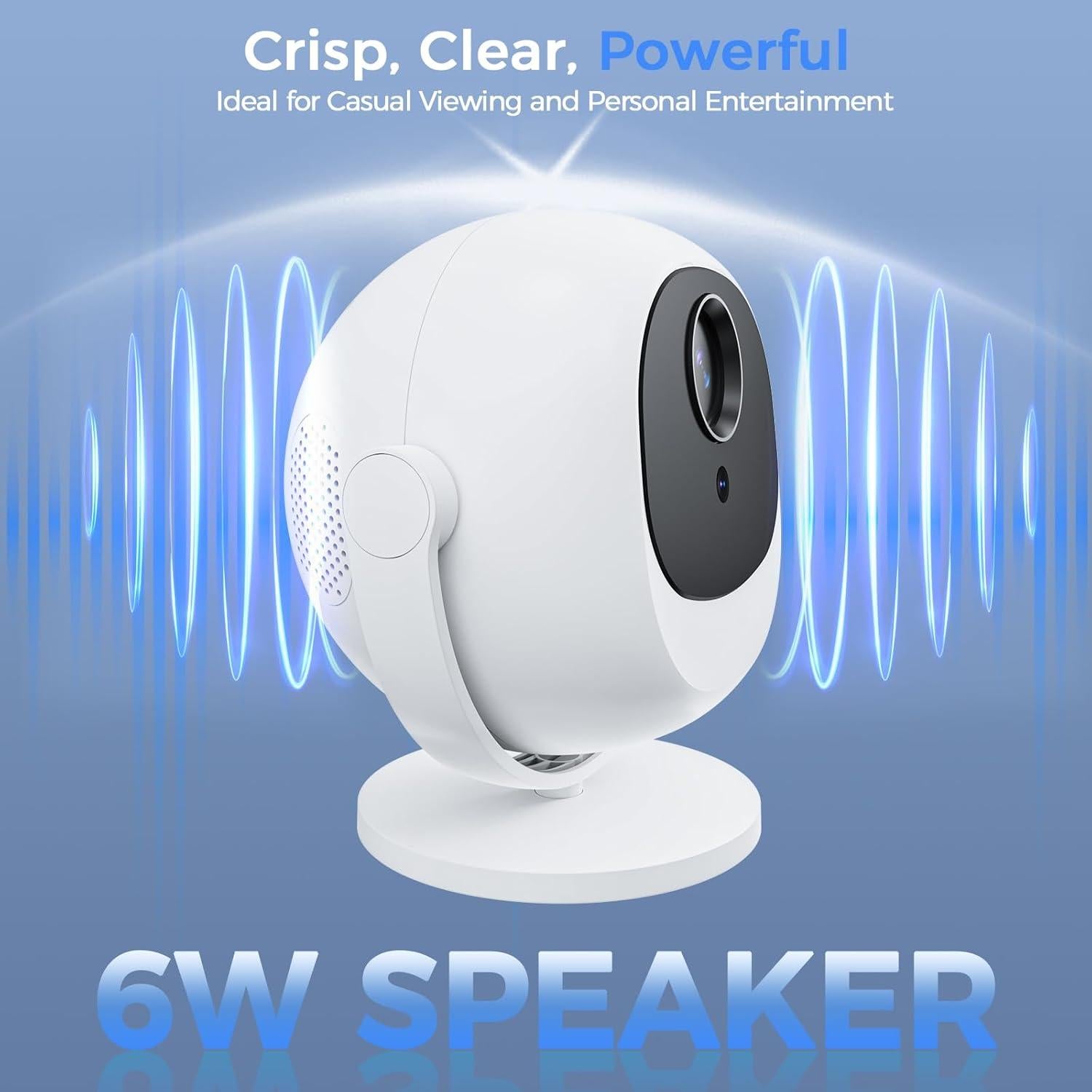 Proyector portátil 4K L-mix JY-360 WiFi Bluetooth Android 11