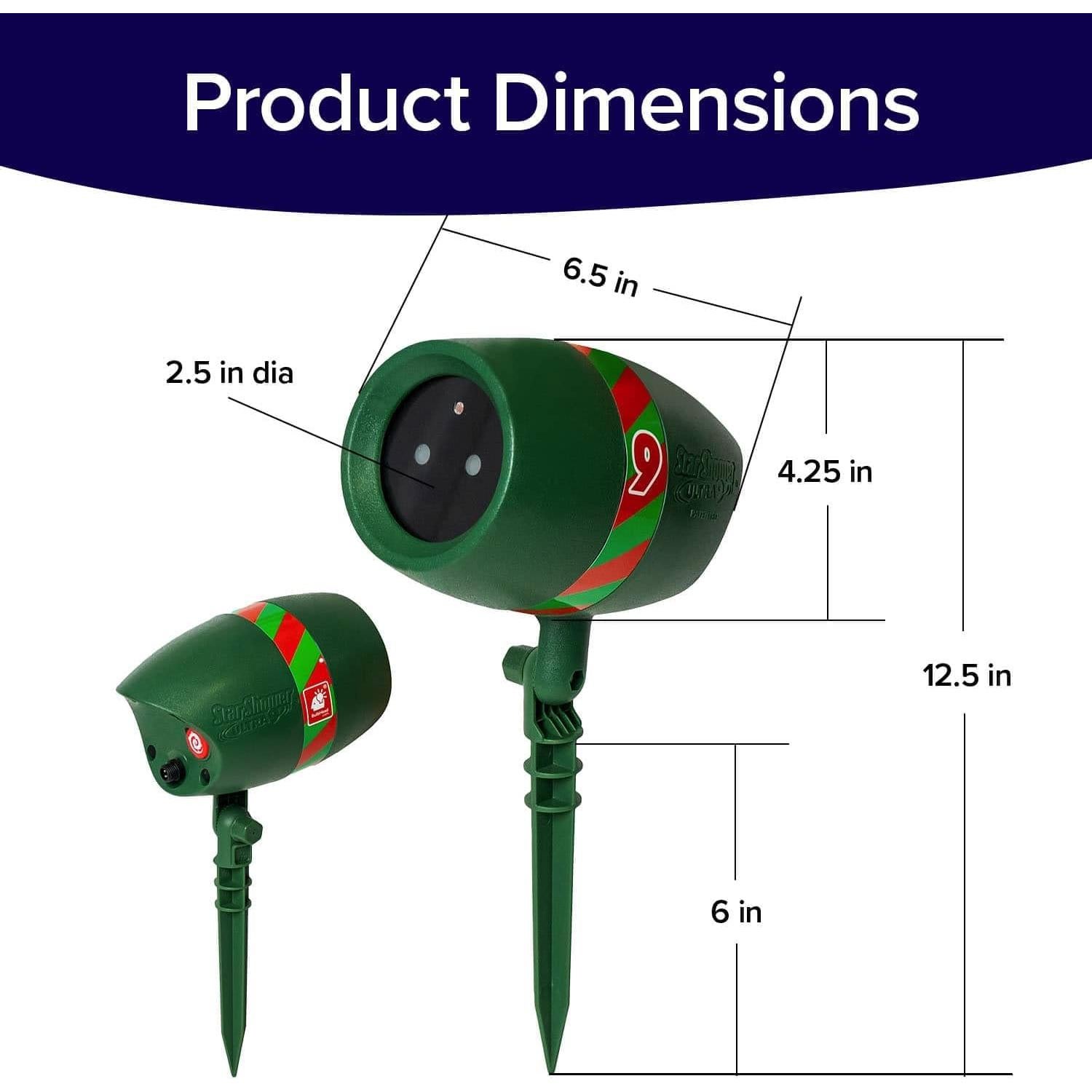 Proyector de Luces Láser Star Shower Ultra 9 - 9 Patrones