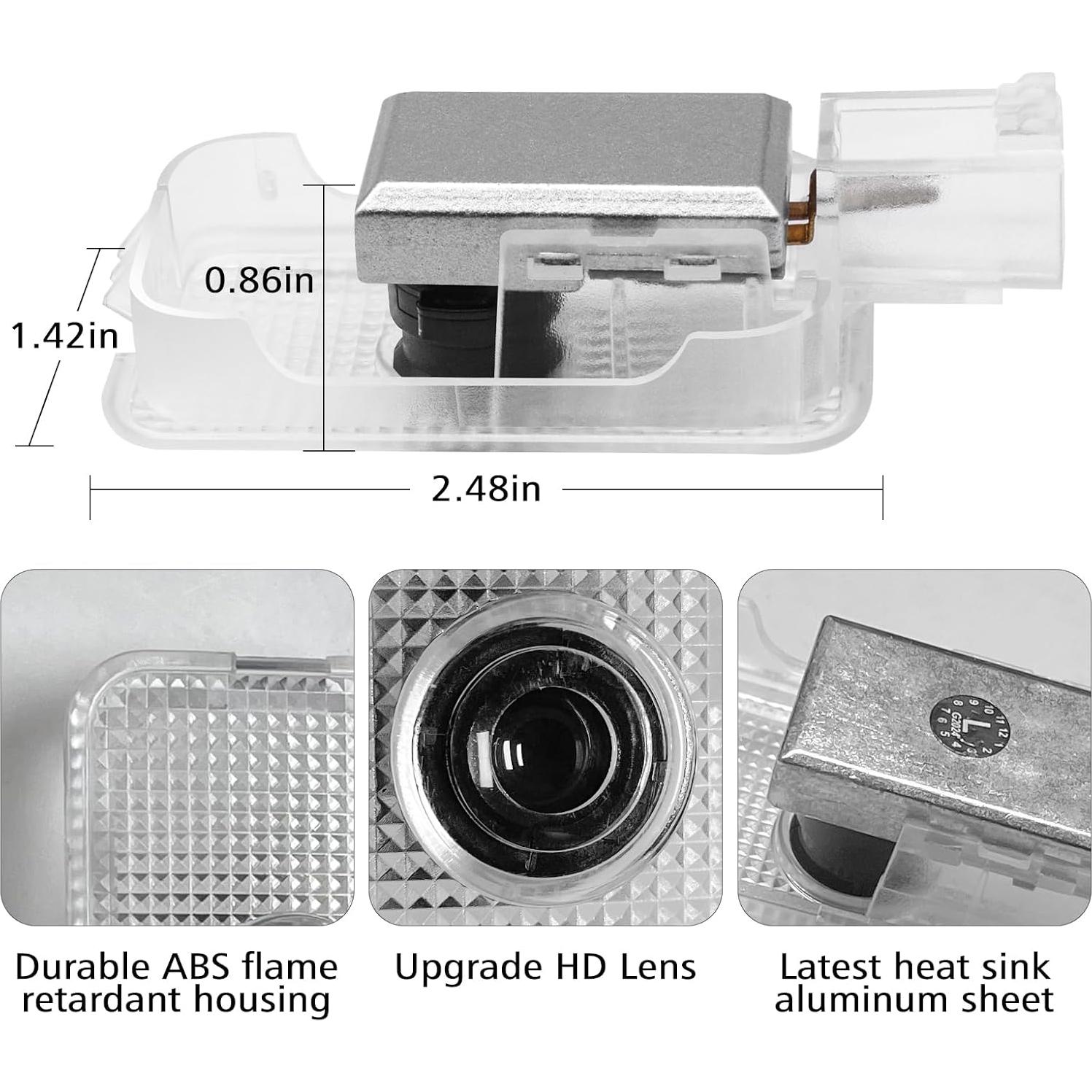 Proyector de Luz de Logo LED JHGFVC para Ascent 2019-2024