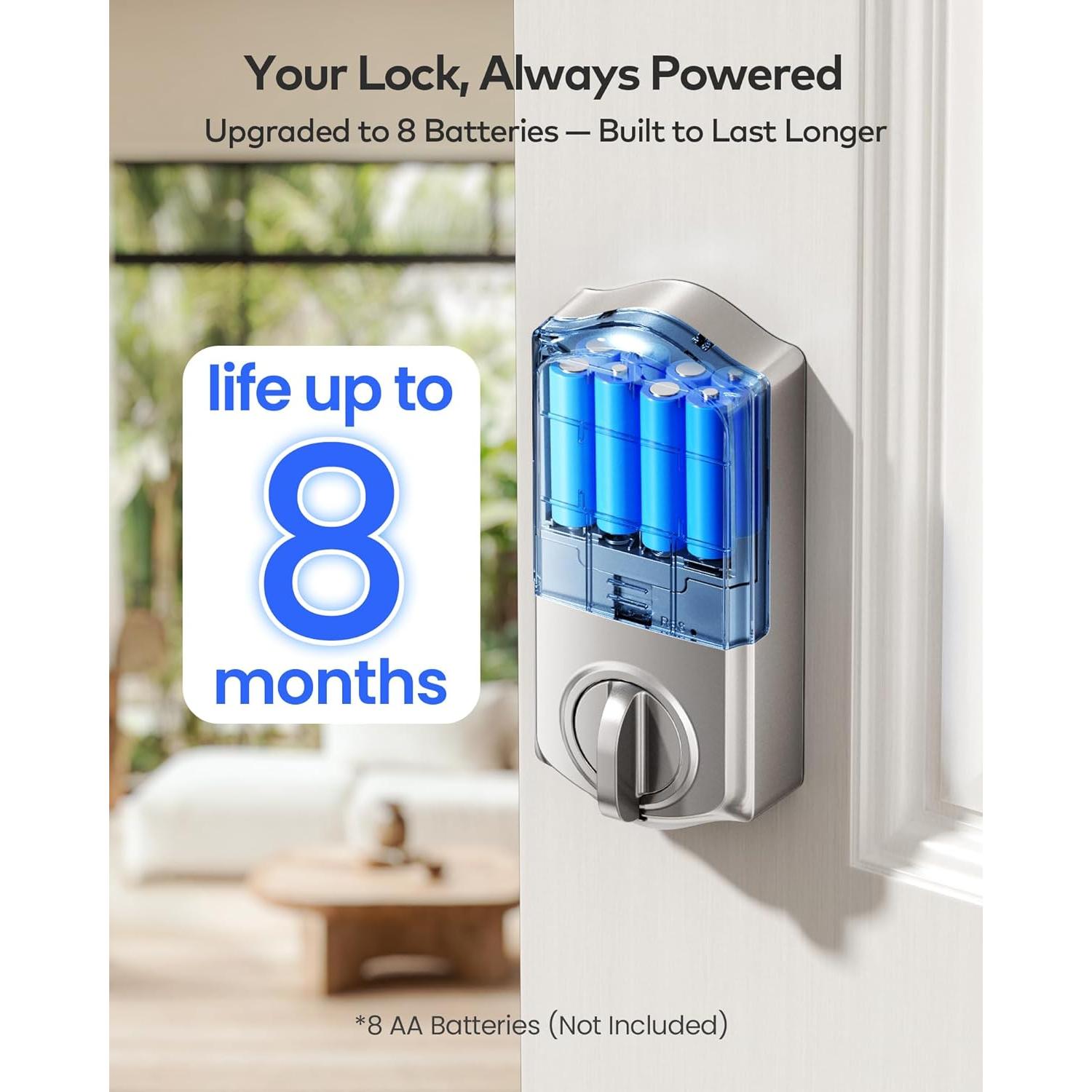 Cerradura Inteligente TEEHO TE012W WiFi con Huella Dactilar