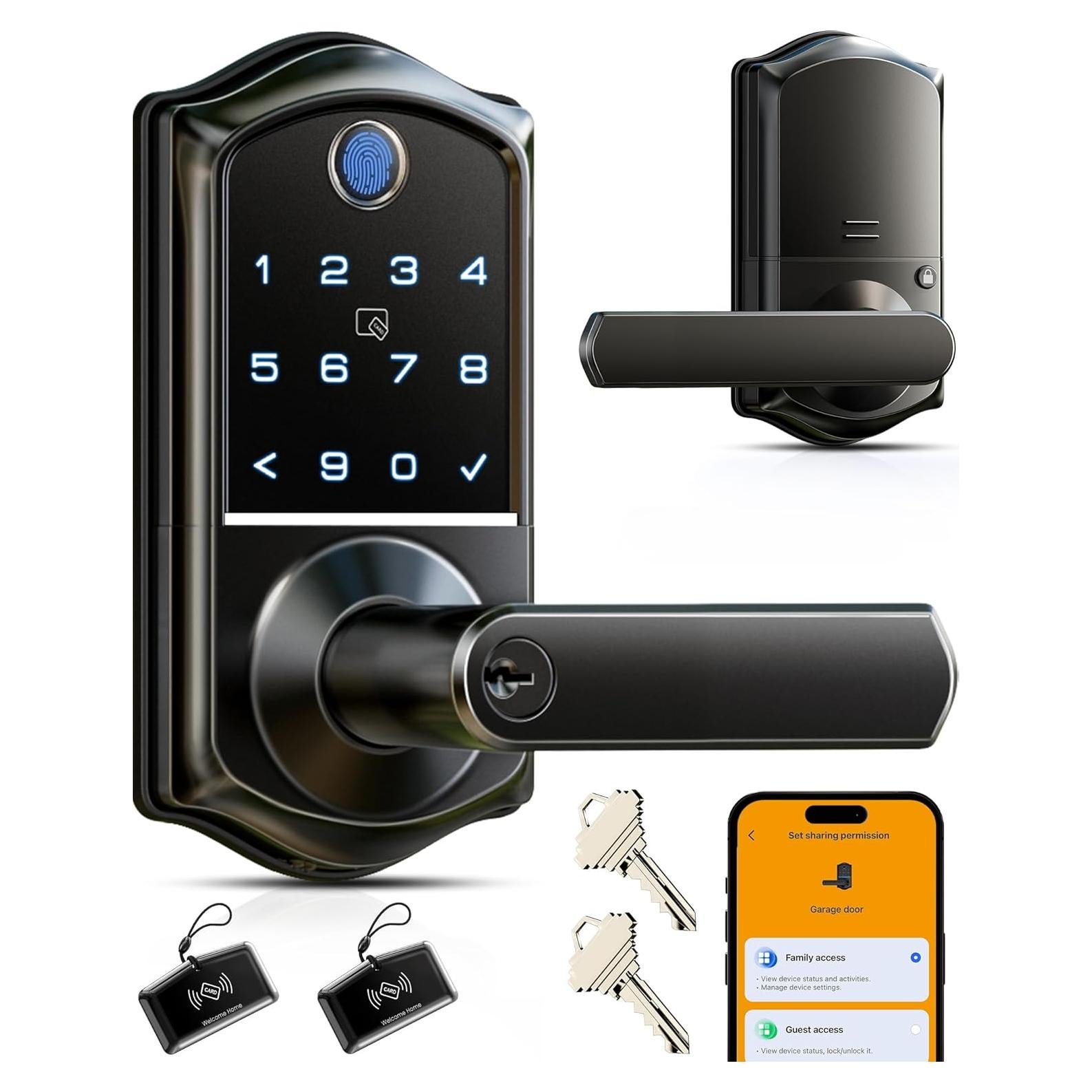 Cerradura Inteligente Veise VE019 con Huella Dactilar y App