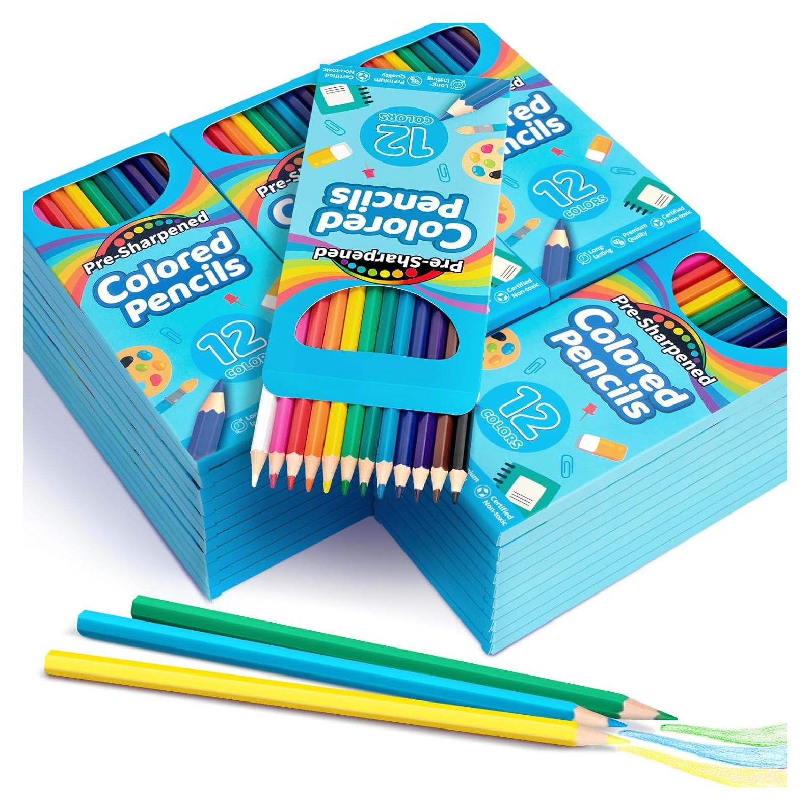 Lápices de Colores Jyusmile 432 Contadores 36 Paquetes