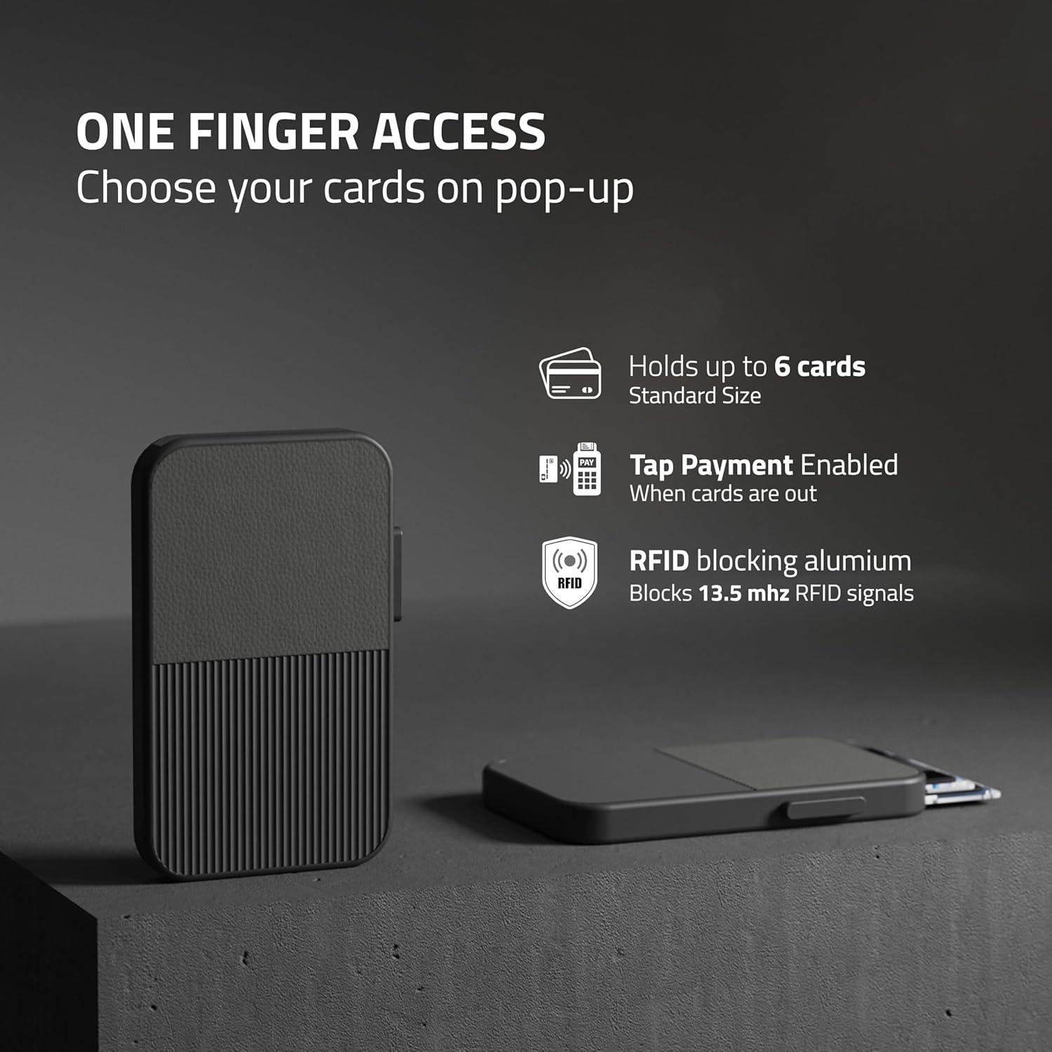 Cartera Slim Fidelo para Hombres - Minimalista con RFID