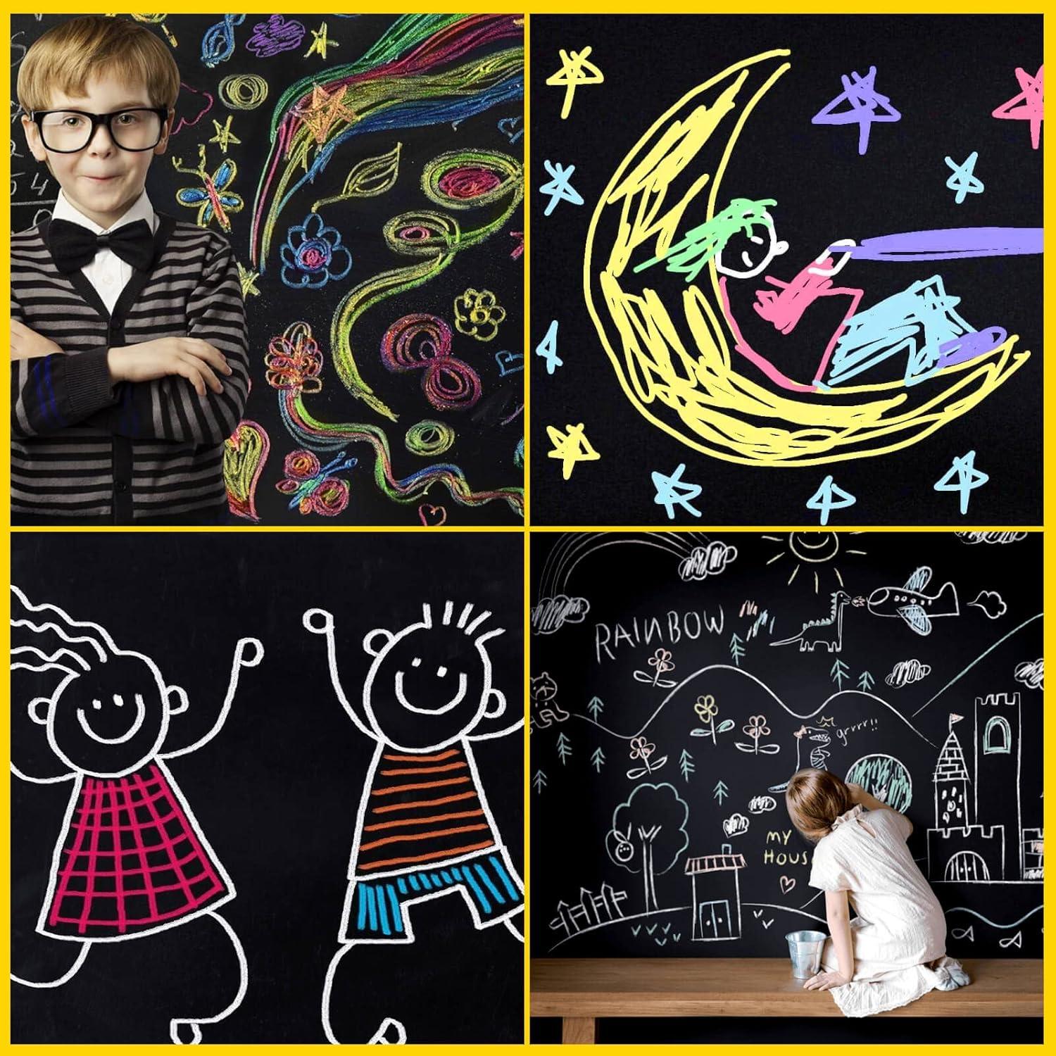 Juego de Tiza para Acera ZHBDMGK 12 Colores Lavable