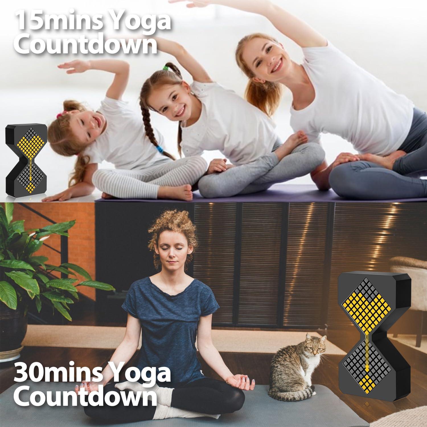 Temporizador Digital de Arena YEARBEIHAO 1-30 Minutos Negro