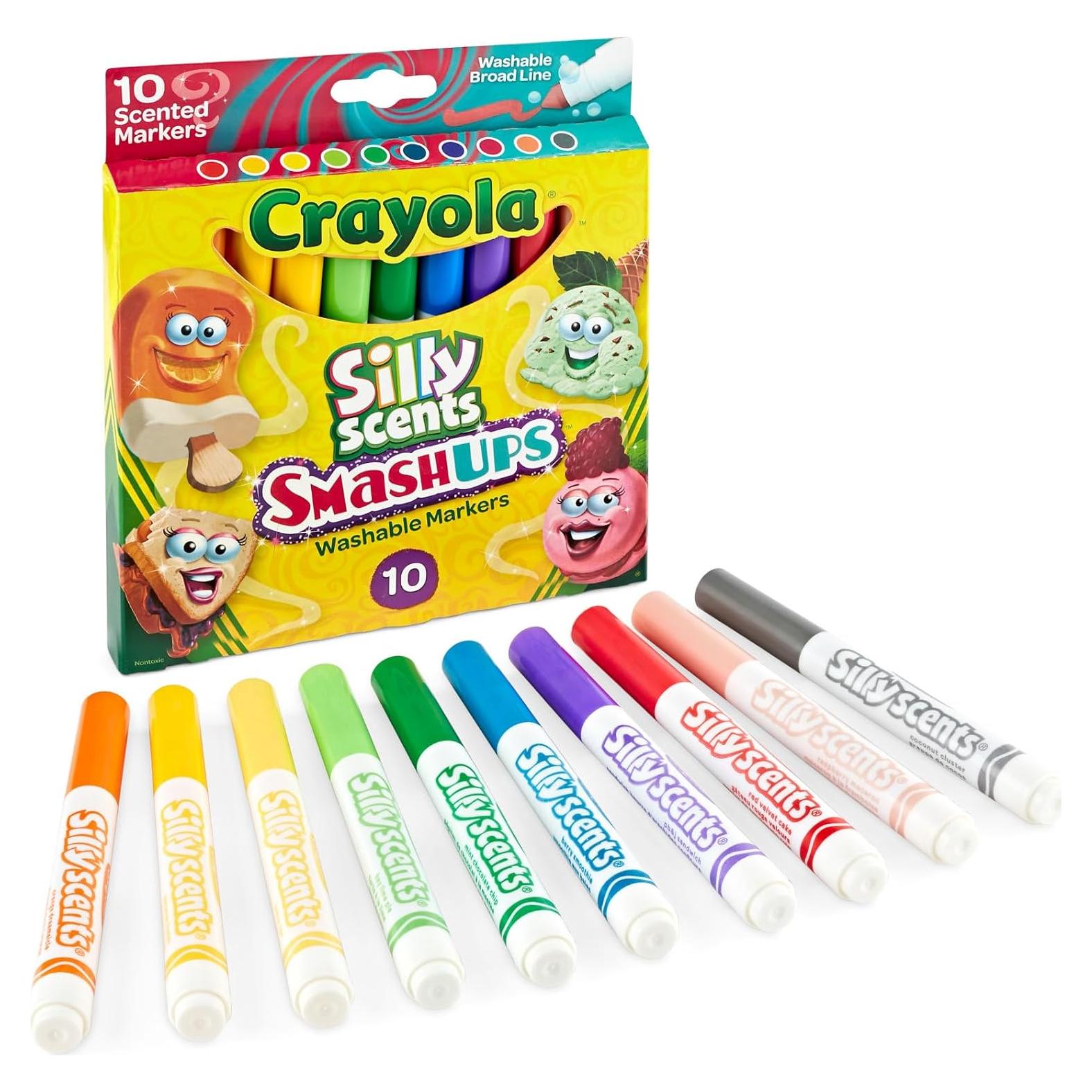 Marcadores Lavables Crayola Silly Scents 10 Colores