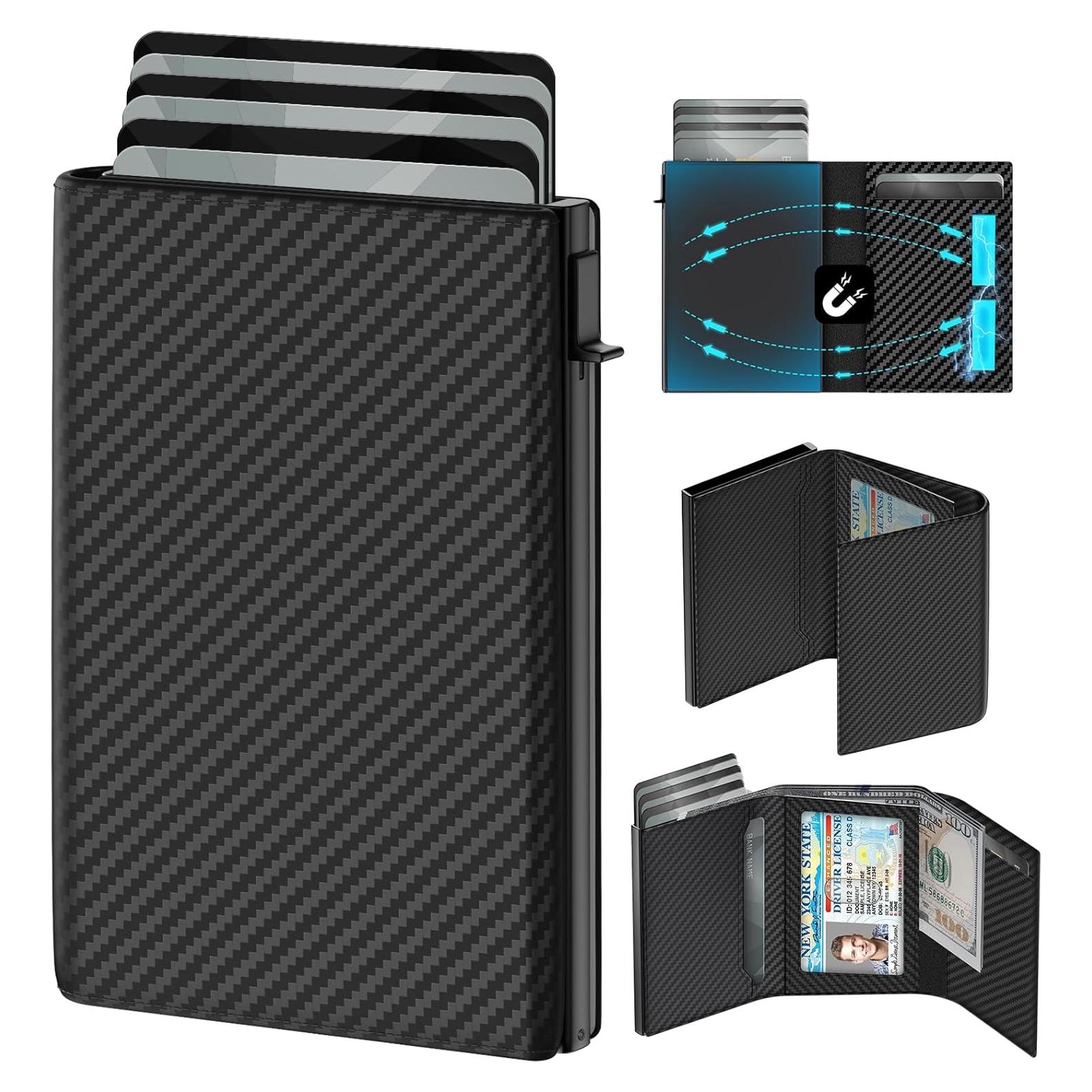 Cartera Minimalista para Hombres GAOCHALE con Bloqueo RFID